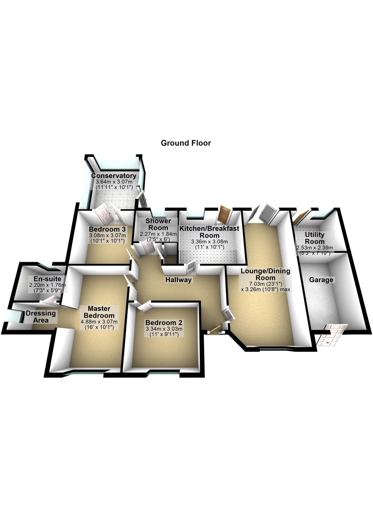 3 bed bungalow for sale in Cross End, Pebmarsh, Halstead, Essex CO9