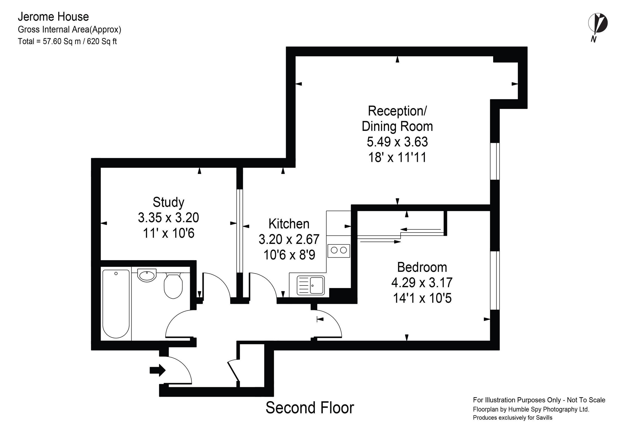 1 bed flat for sale in Jerome House, Lisson Grove, Marylebone, London
