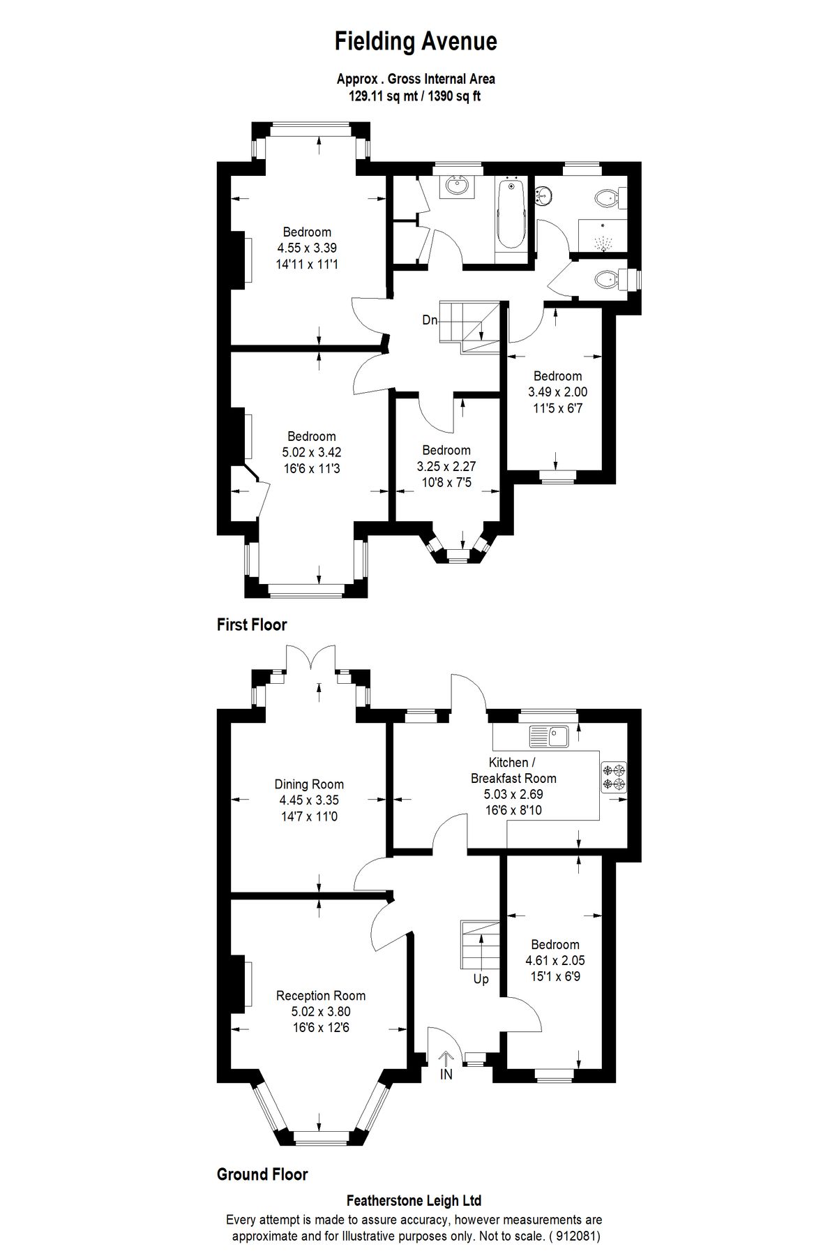 4 bed semidetached house to rent in Fielding Avenue, Twickenham TW2
