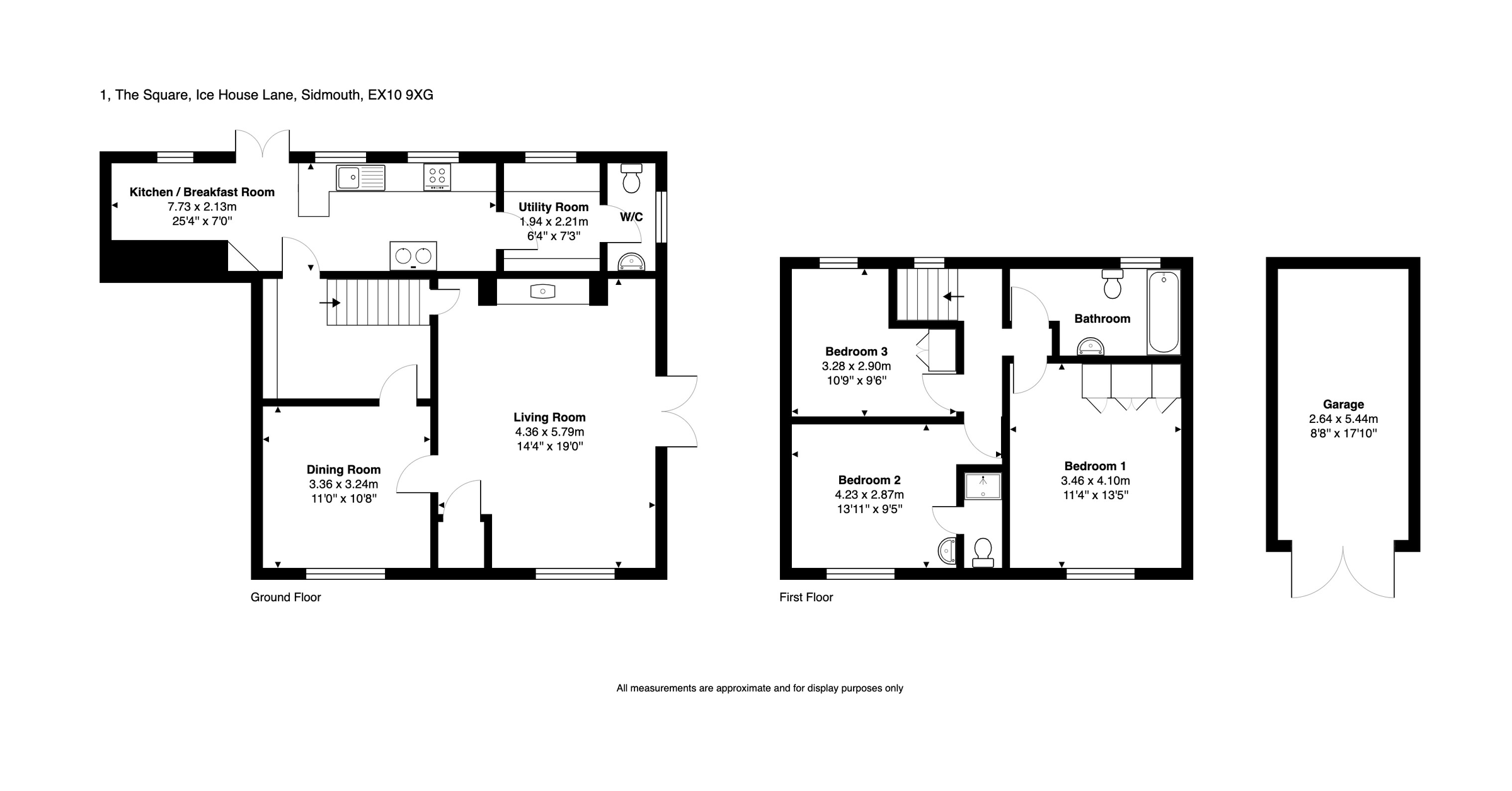 3 bed cottage for sale in The Square, Ice House Lane, Sidmouth EX10