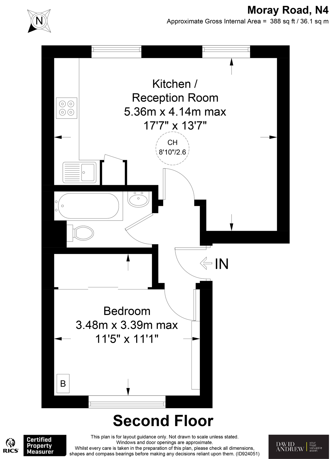 1 bed flat for sale in Moray Road, London N4 Zoopla