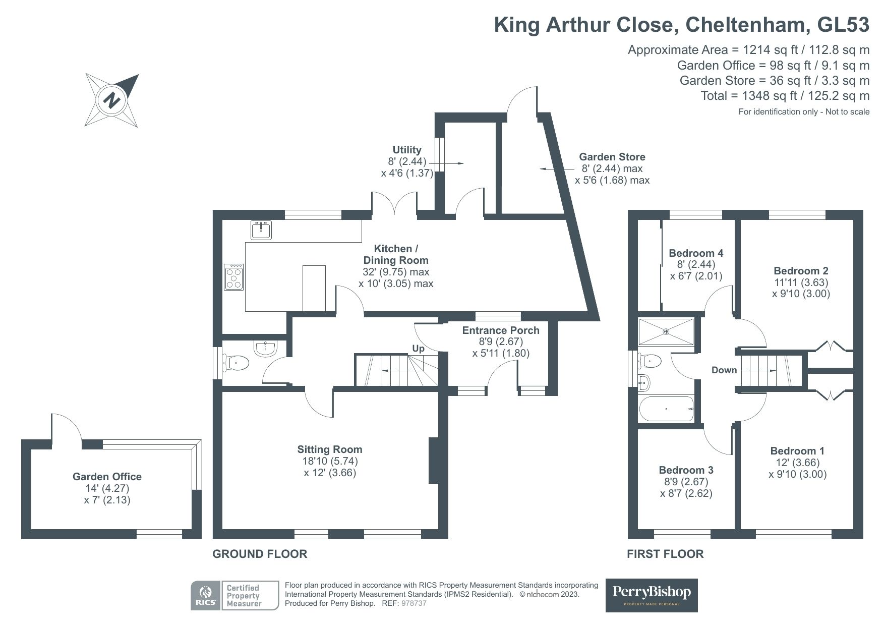 4 bed linkdetached house for sale in King Arthur Close, Charlton Park