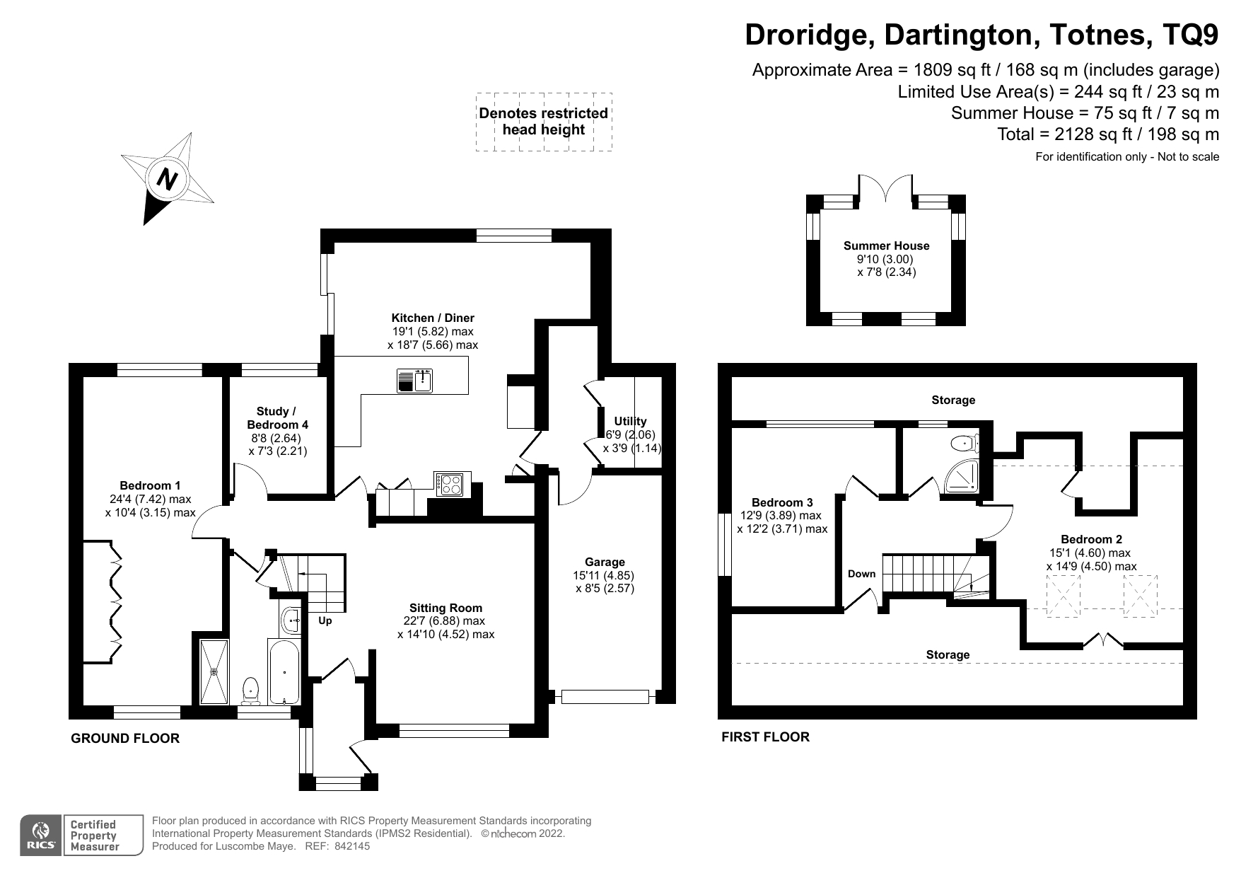 4 bed detached bungalow for sale in Droridge, Dartington, Totnes TQ9