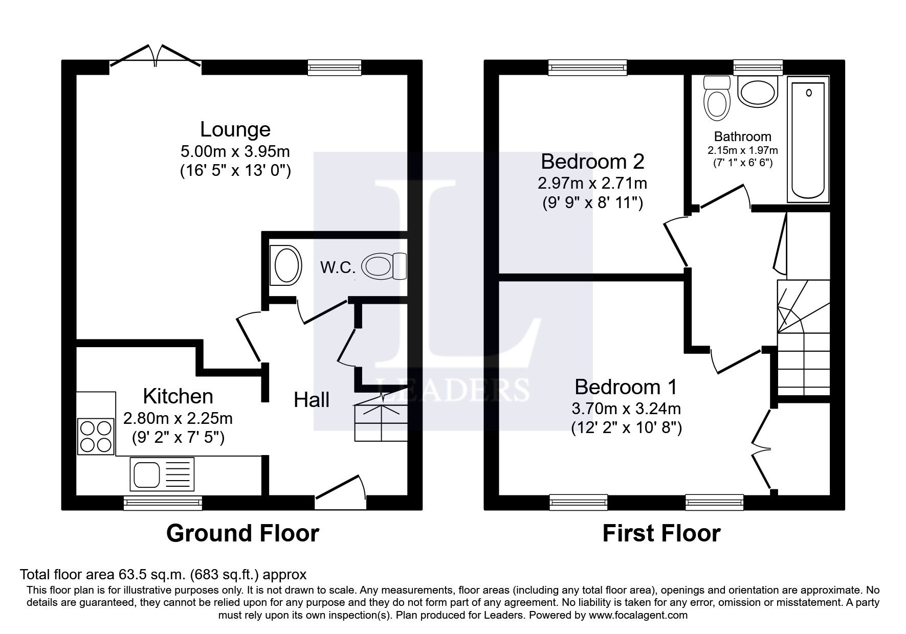2 bed terraced house to rent in Rider Gardens, Fishtoft, Boston PE21
