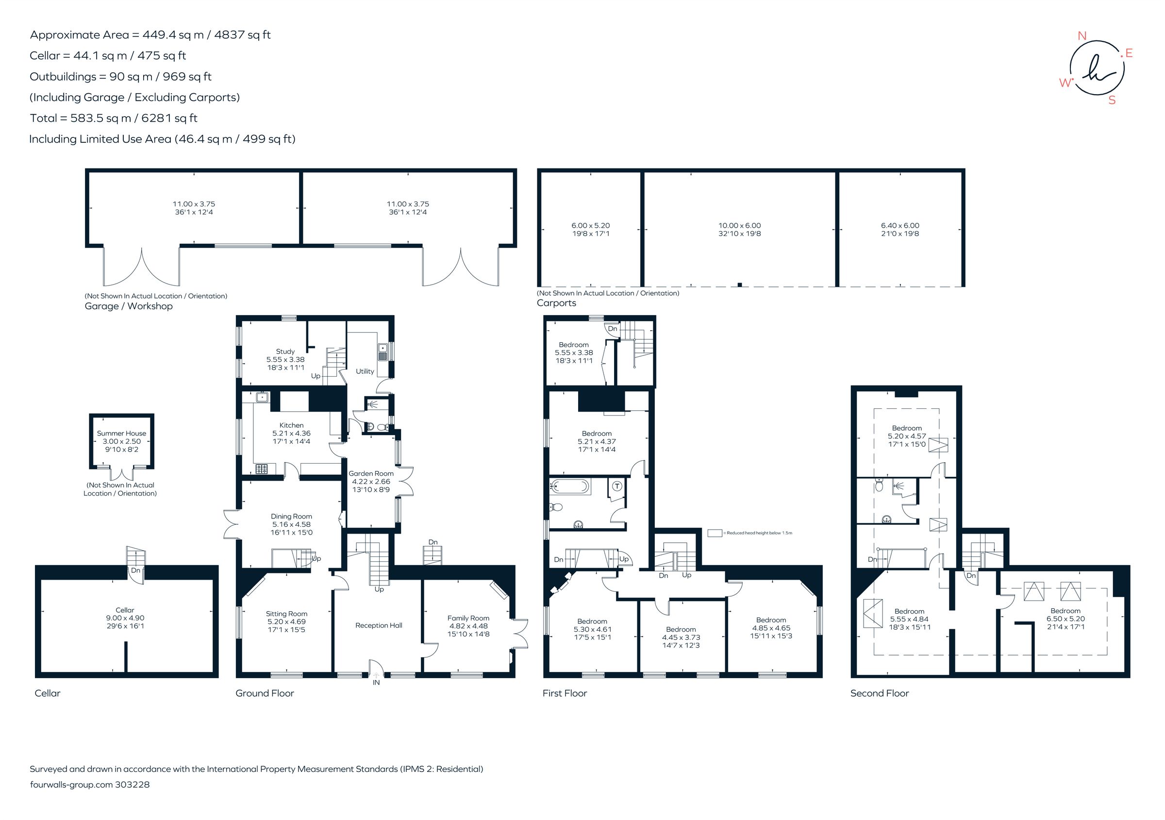 7 bed detached house for sale in Northwood Green, WestburyOnSevern