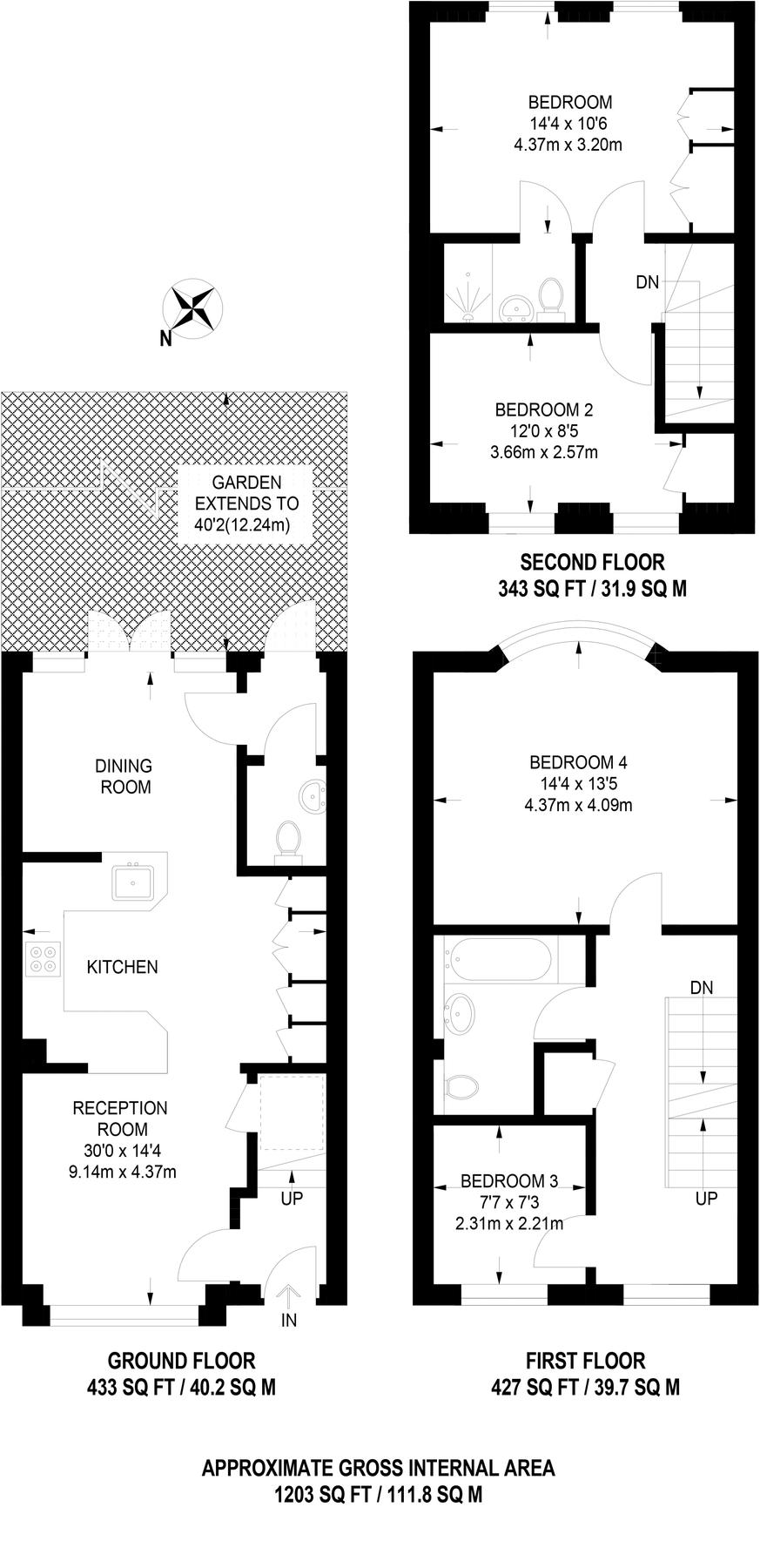 4 bed property to rent in St Martins Lane, Park Langley, Beckenham BR3