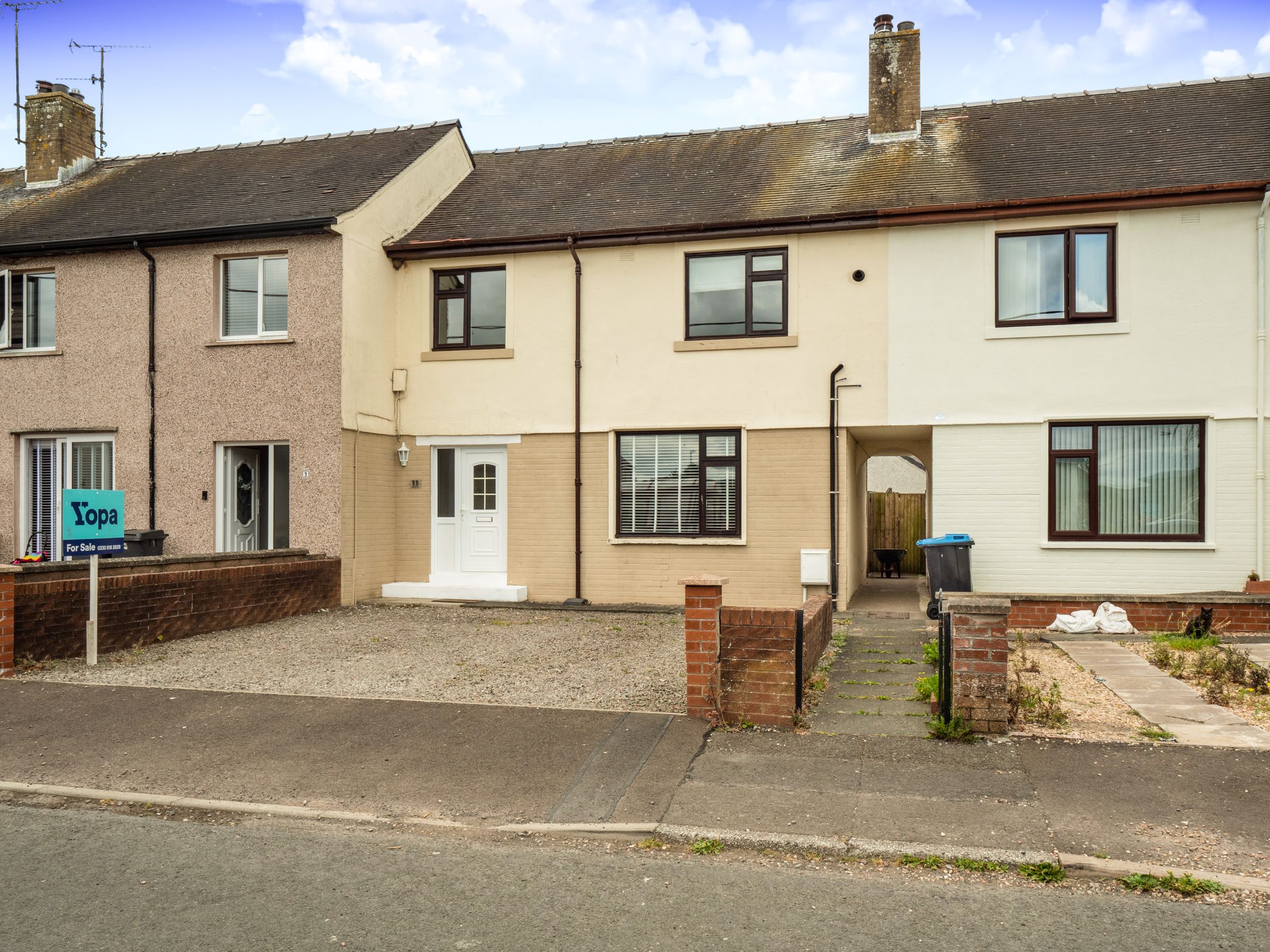 3 bed terraced house for sale in Laghall Court, Kingholm Quay, Dumfries
