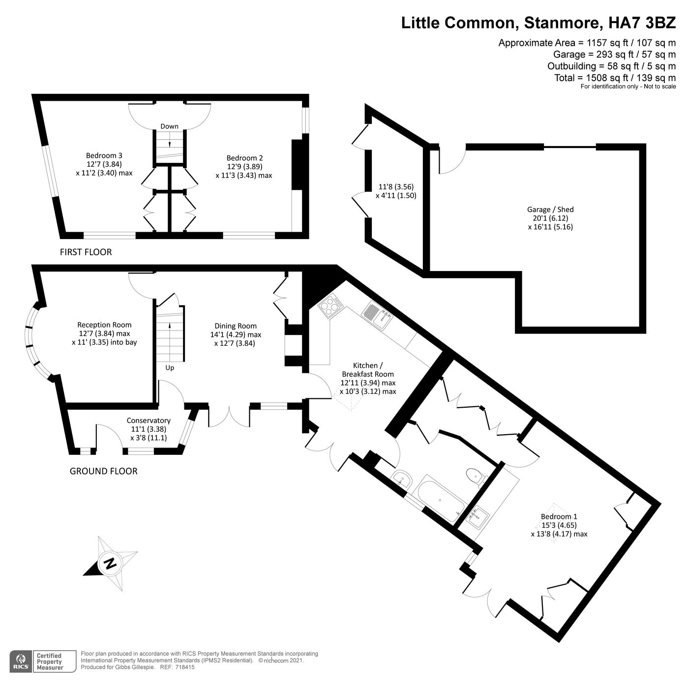 3 bed semidetached house for sale in Little Common, Stanmore, London