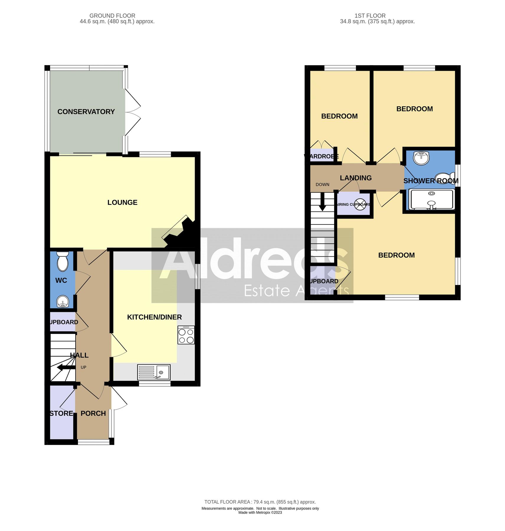 3 bed semidetached house for sale in Meadow Court, Potter Heigham