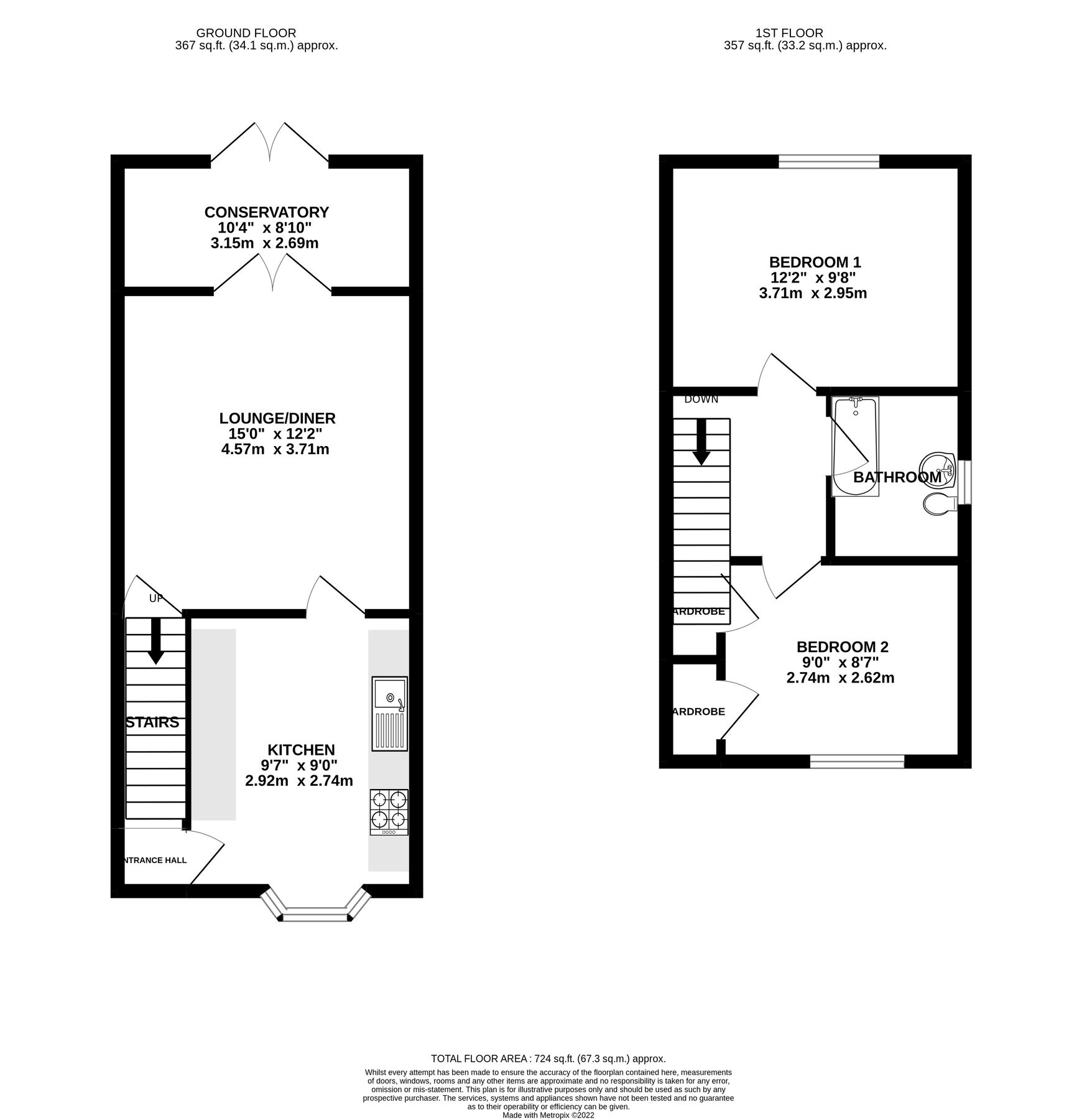 2 bed terraced house for sale in Gardens Close, Stokenchurch, High