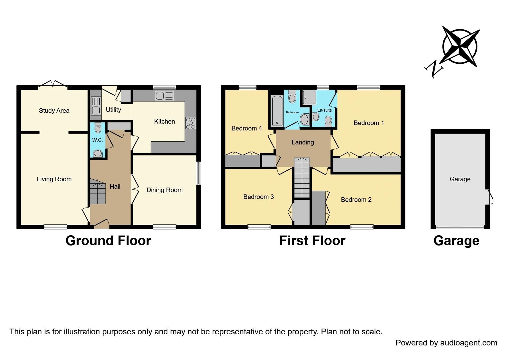 4 bed detached house to rent in Fox Hedge Way, Sharnbrook Village