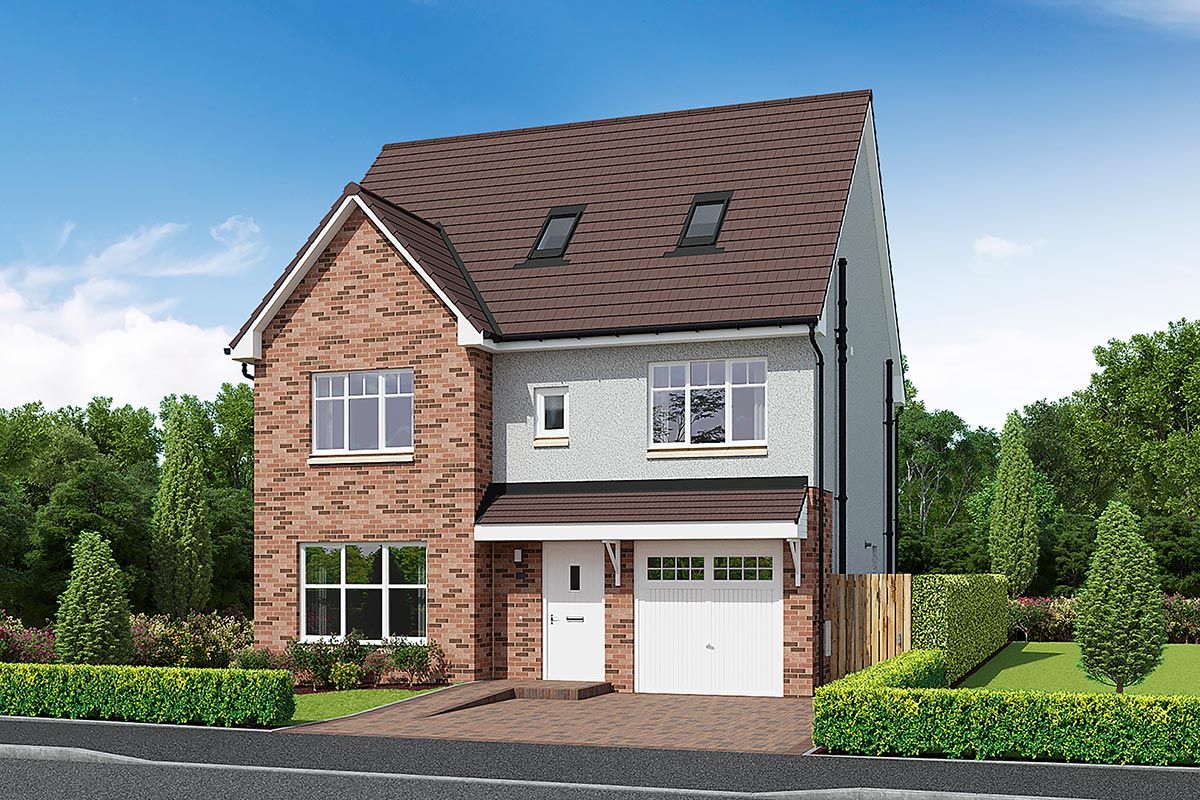 New home, 6 bed detached house for sale in "Mellor" at Meikle Earnock