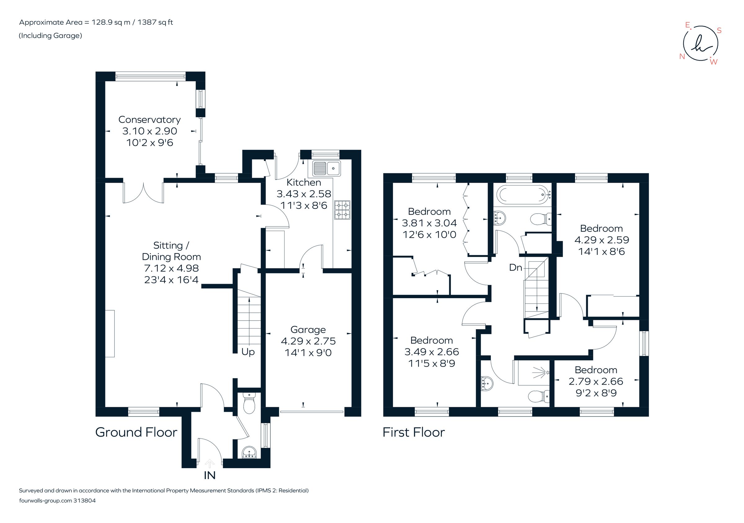 4 bed detached house for sale in Lapwing Close, Horsham, West Sussex
