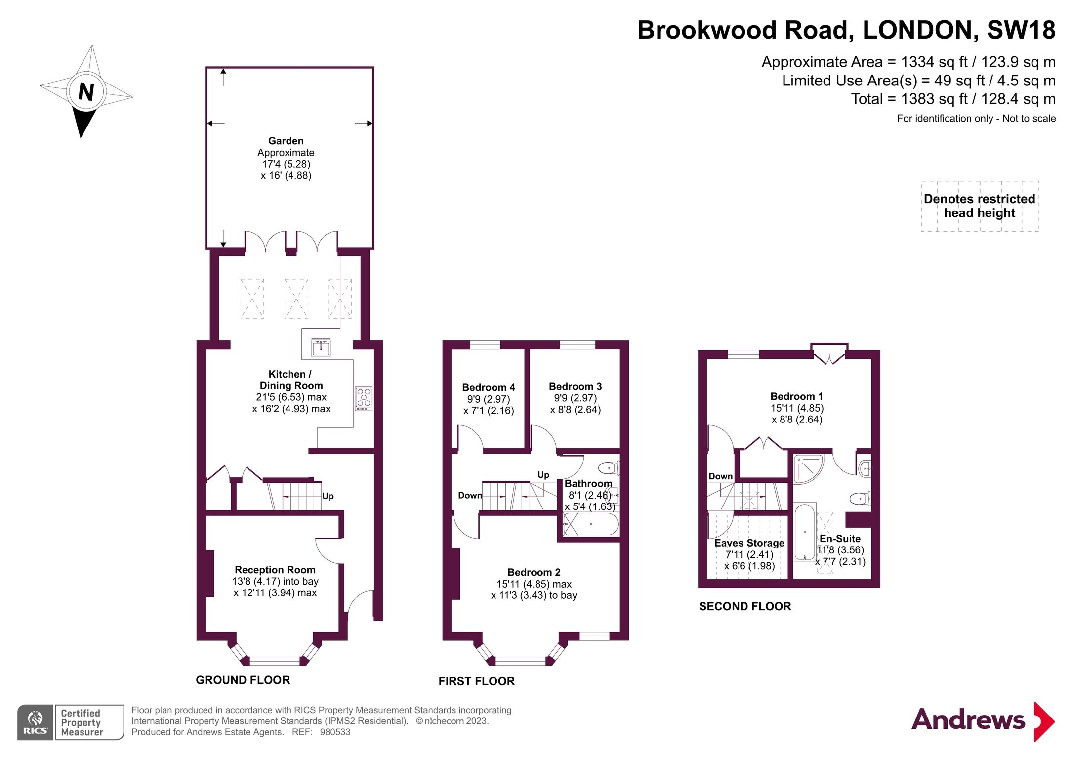 4 bed terraced house for sale in Brookwood Road, London SW18 Zoopla