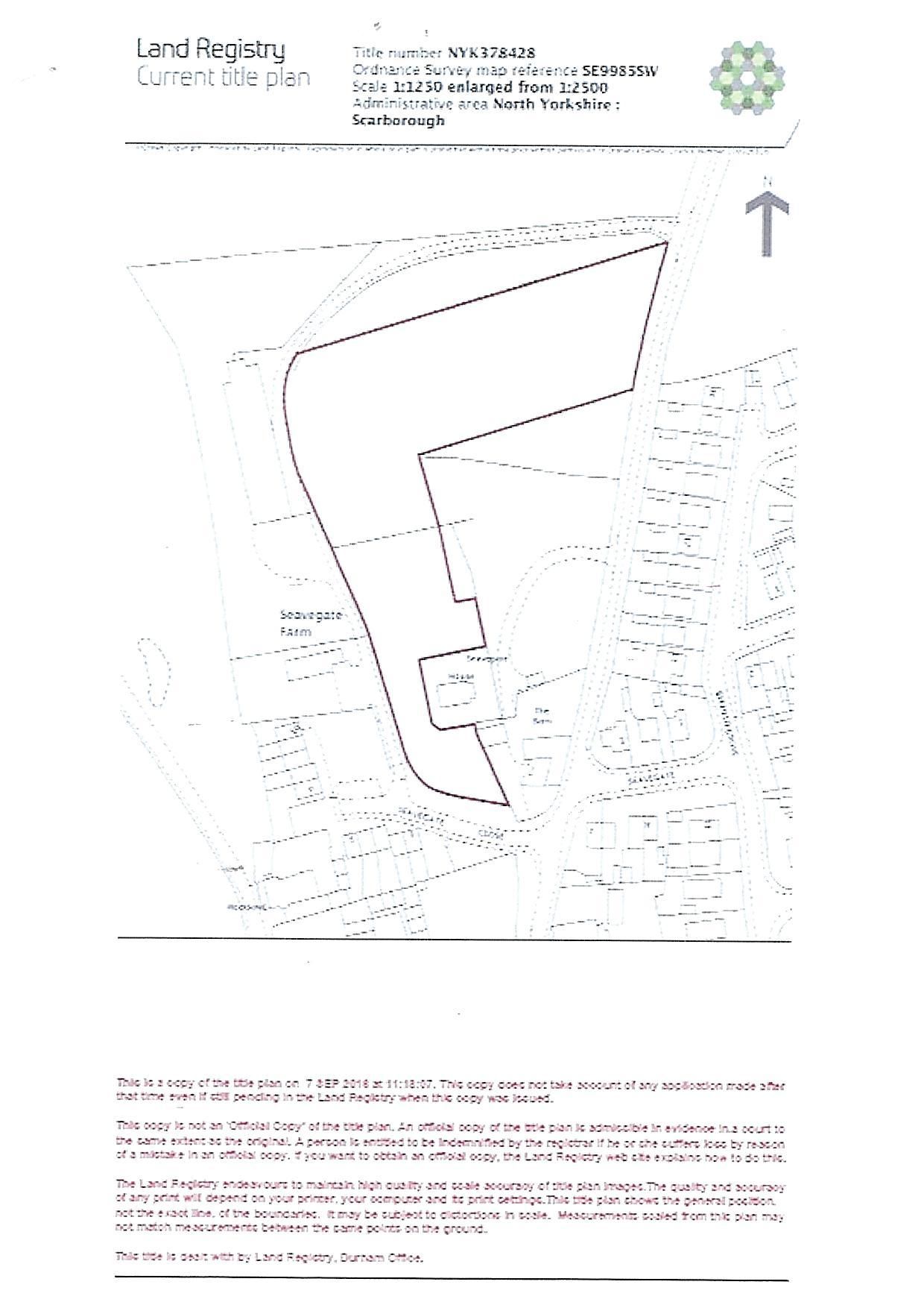 Land for sale in Moor Lane, East Ayton, Scarborough, North Yorkshire