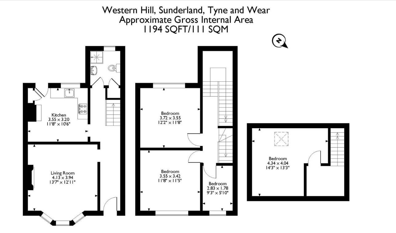3 bed end terrace house for sale in Western Hill, Sunderland SR2 Zoopla