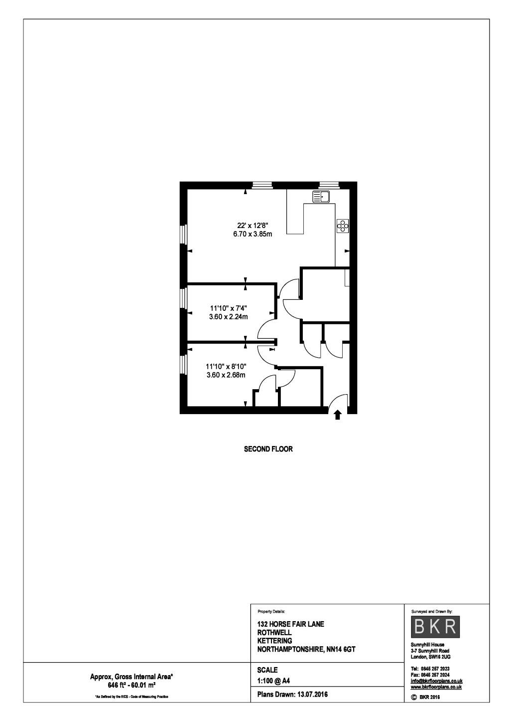 2 bed flat to rent in Horse Fair Lane, Rothwell, Kettering NN14 Zoopla
