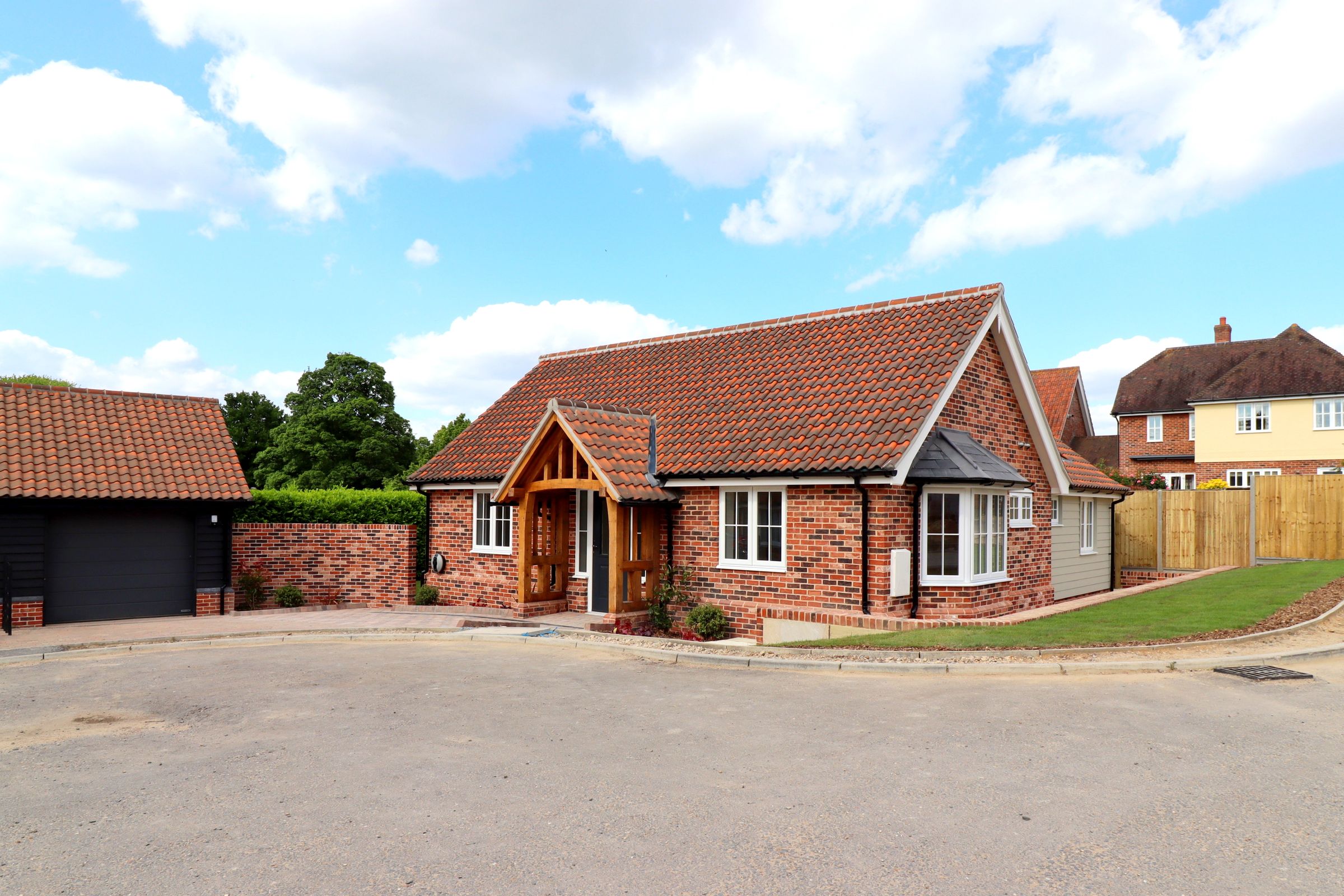 New home, 3 bed detached bungalow for sale in The Drift, Capel St. Mary