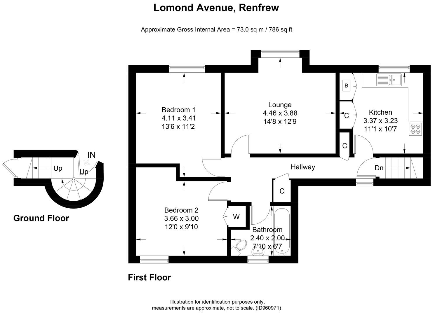 2 bed flat for sale in Lomond Avenue, Renfrew PA4 Zoopla