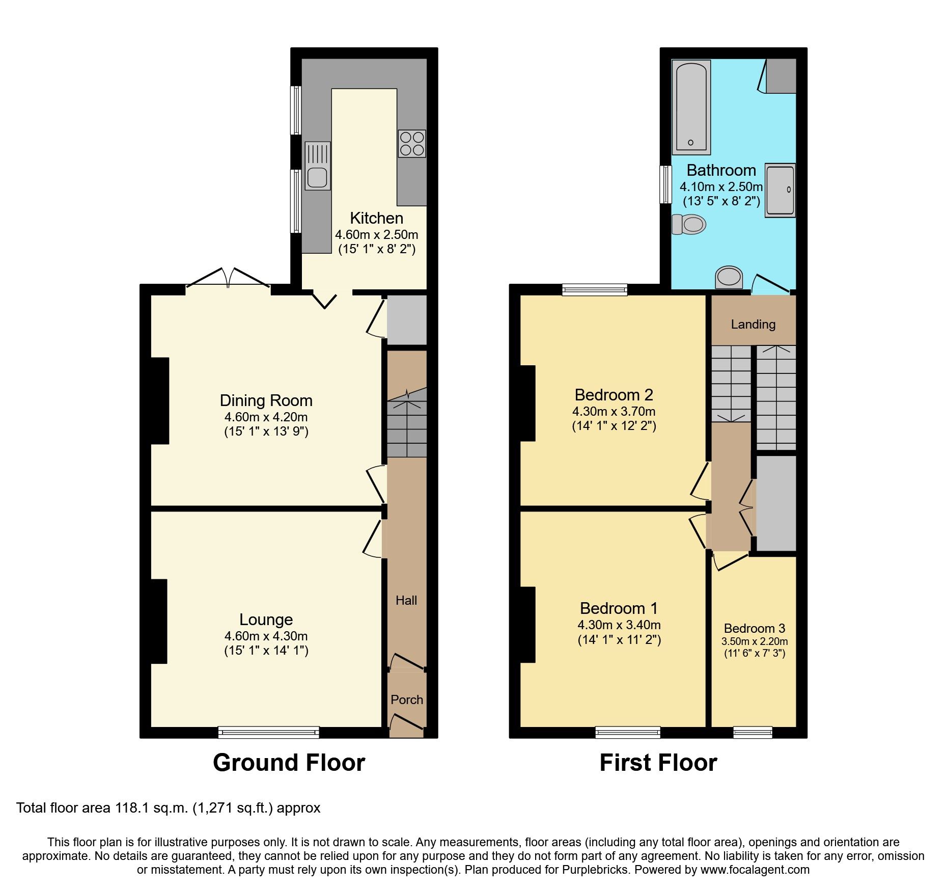 3 bed terraced house for sale in Taylor Street, Consett DH8 Zoopla