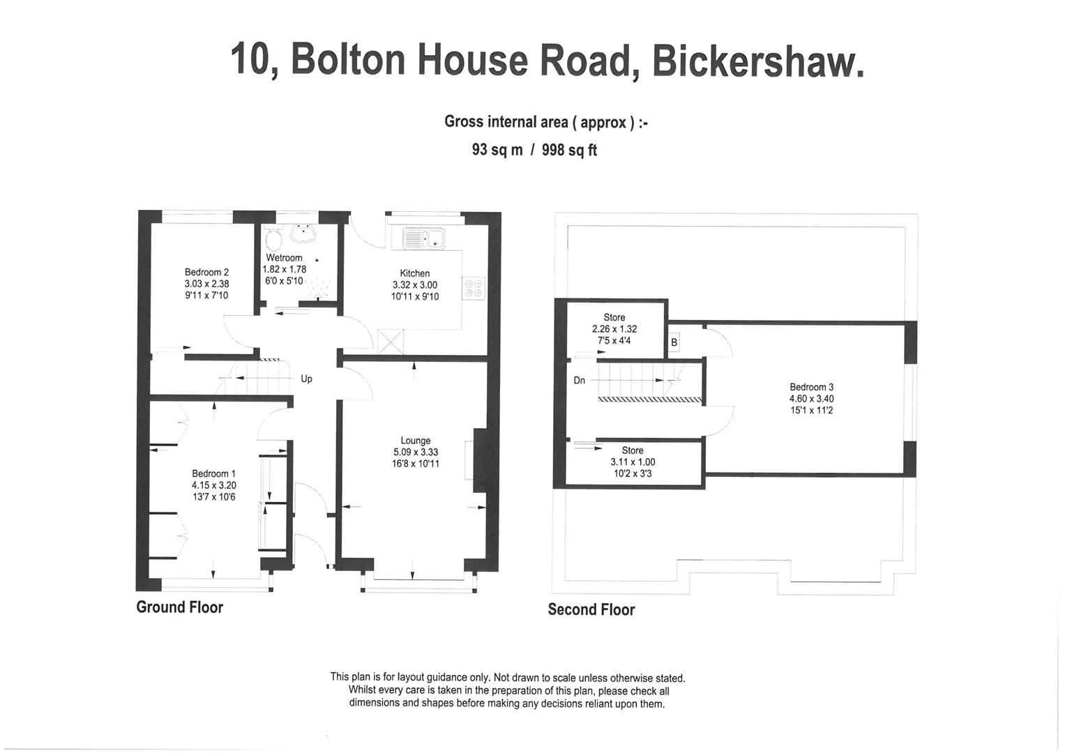 3 Bed Semi detached House For Sale In Bolton House Road Bickershaw