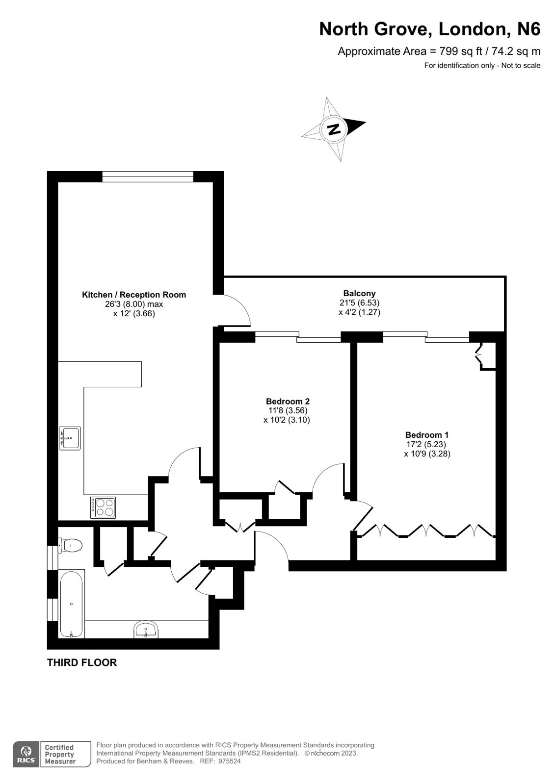 2 bed flat for sale in North Grove, Highgate N6 Zoopla
