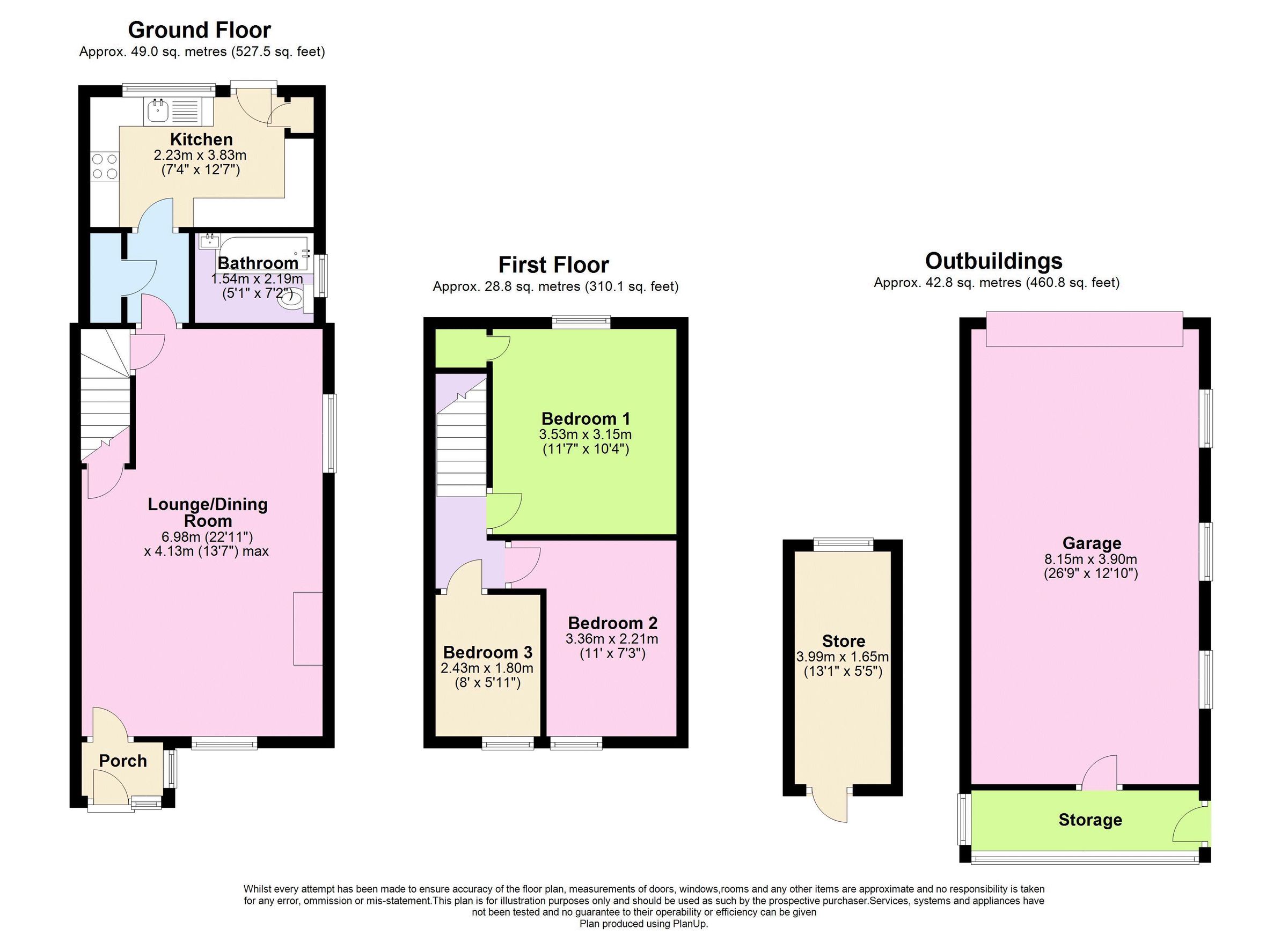 3 bed end terrace house for sale in Burlington Road, Midsomer Norton