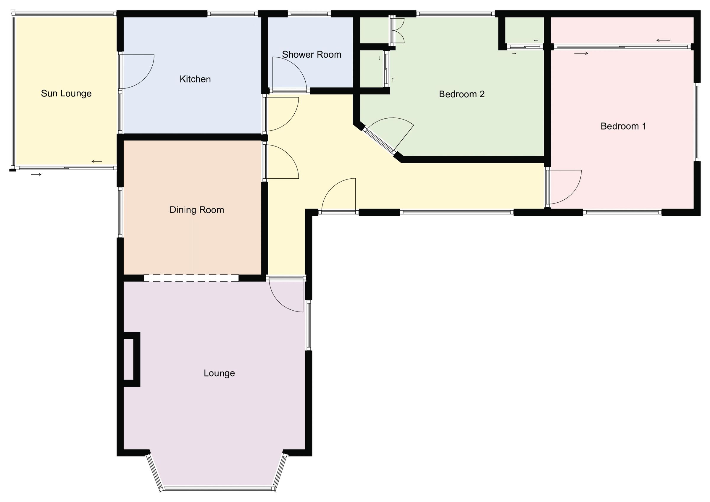 2 bed detached bungalow for sale in Riverside Avenue, Wallington