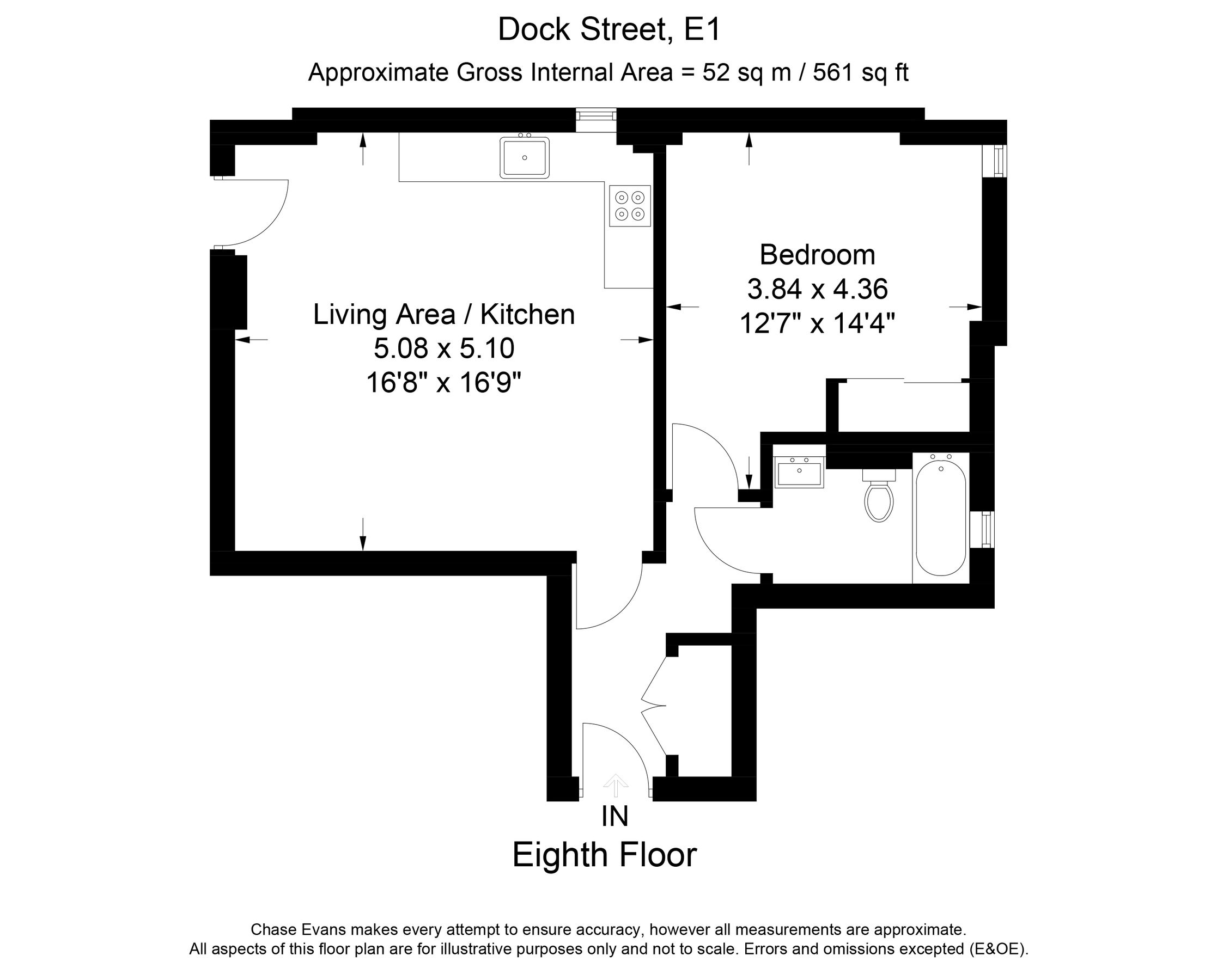 1 bed flat to rent in Luxe Tower, Dock Street, Tower Hill E1 Zoopla