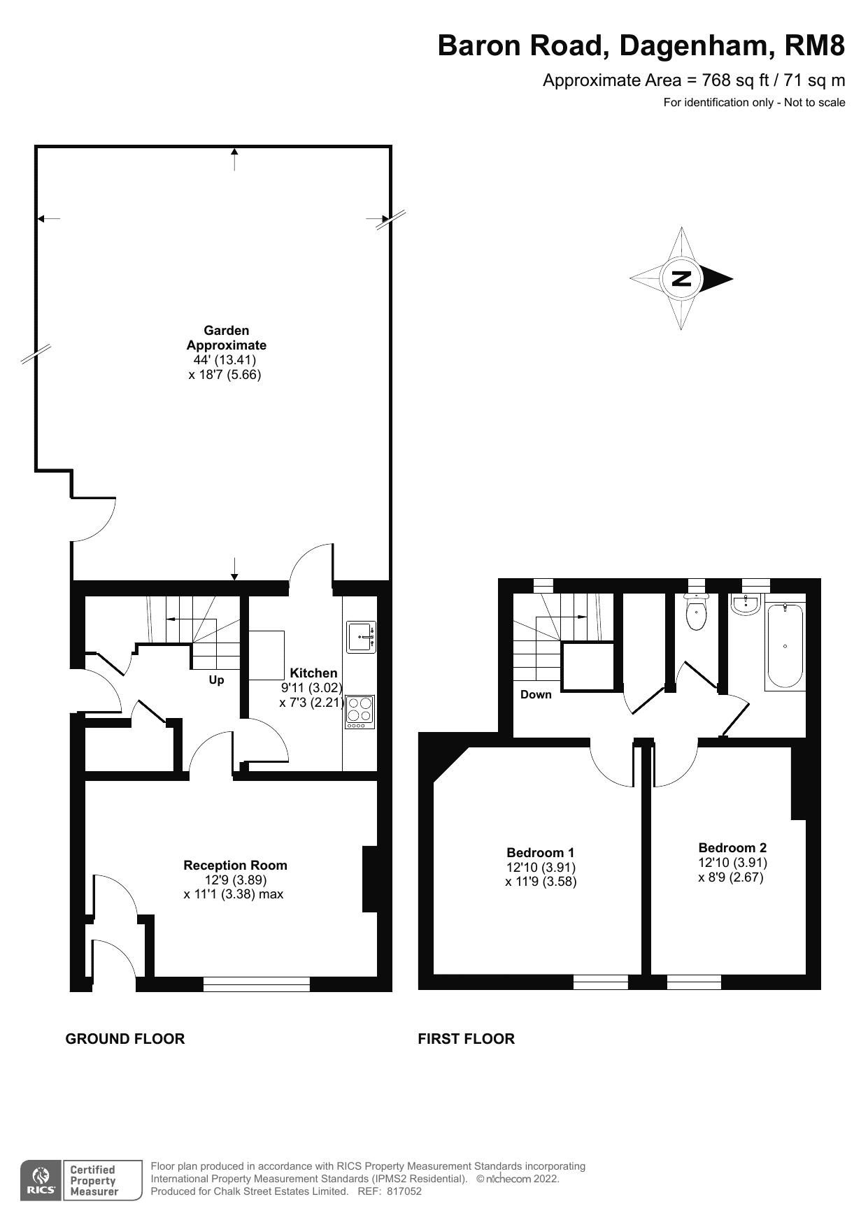 2 bed terraced house for sale in Baron Road, Dagenham RM8 Zoopla