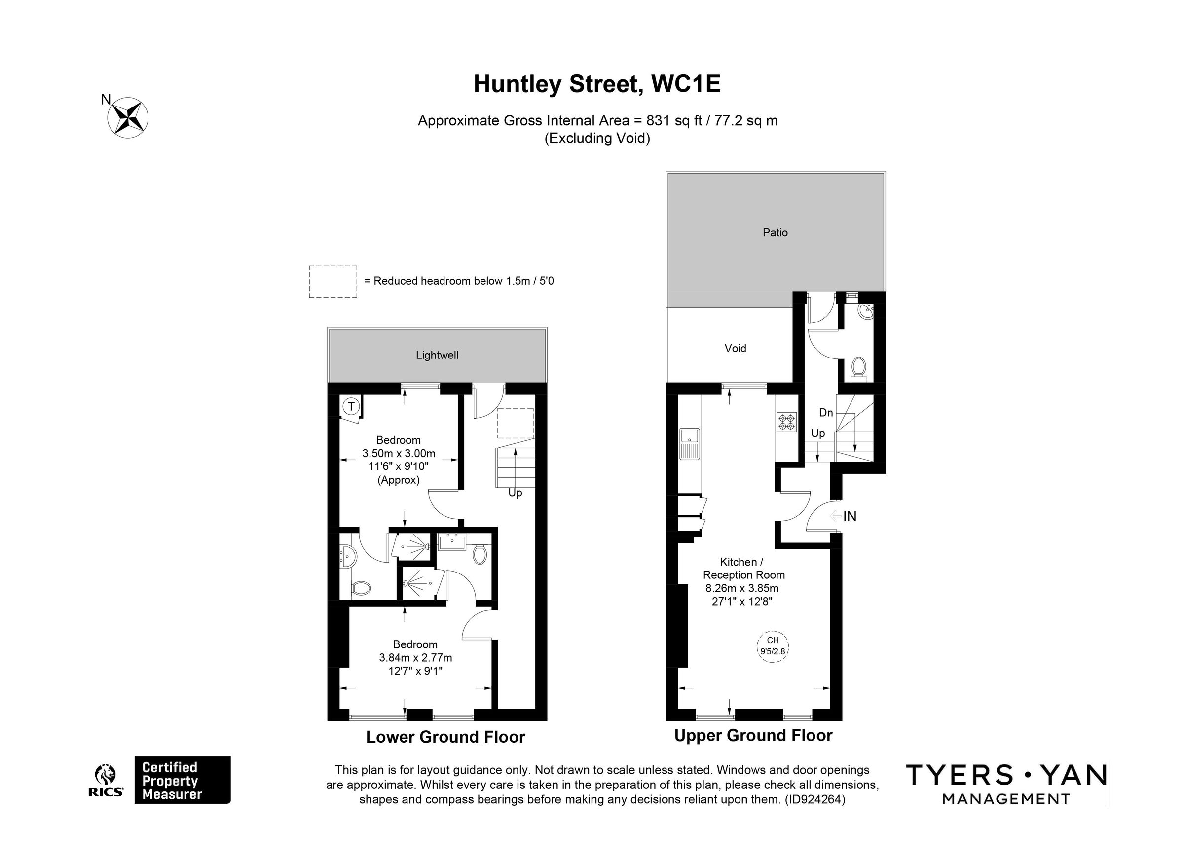 2 bed flat to rent in Huntley Street, London WC1E Zoopla