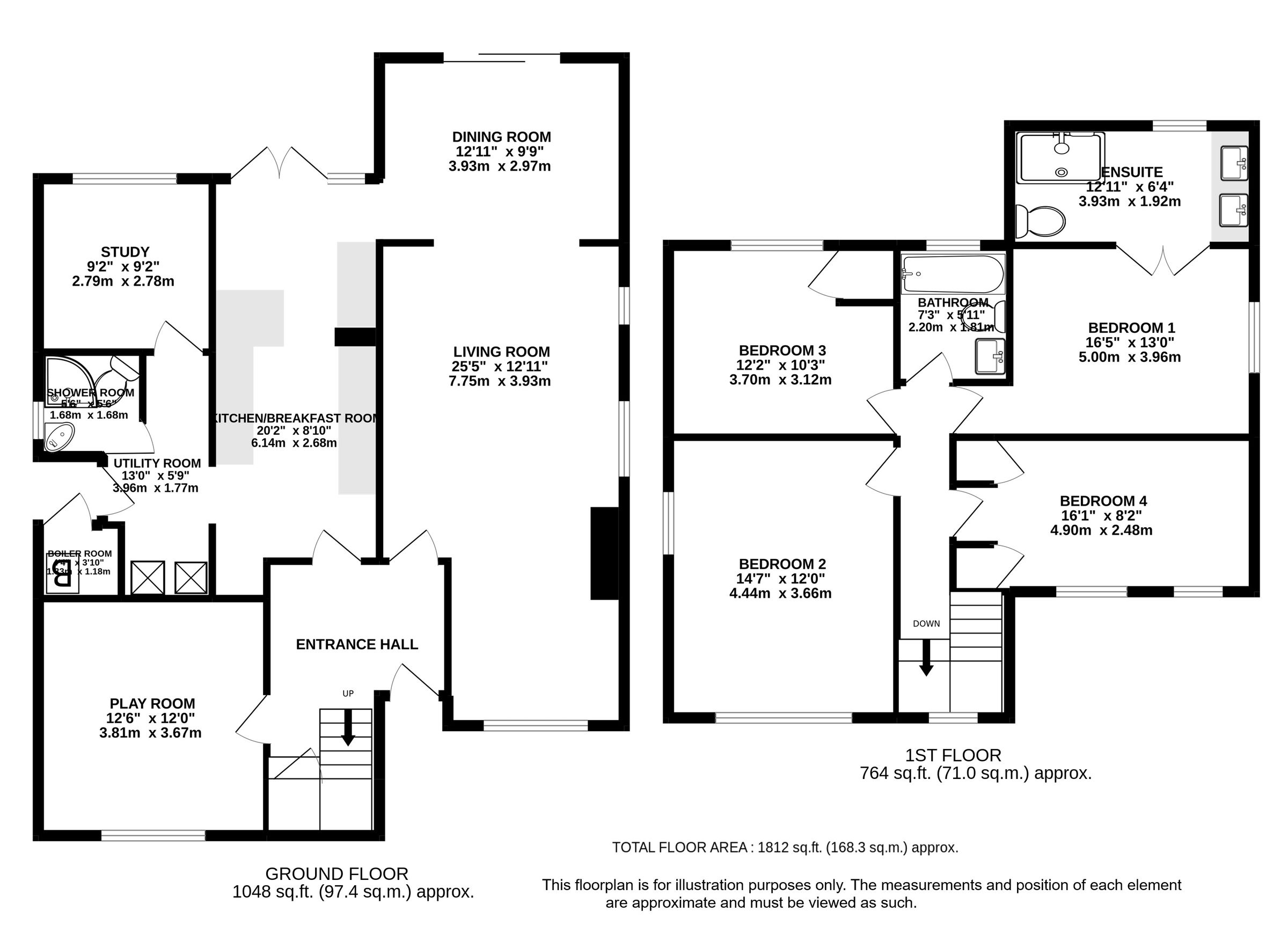 4 bed detached house for sale in Roundwood Park, Harpenden