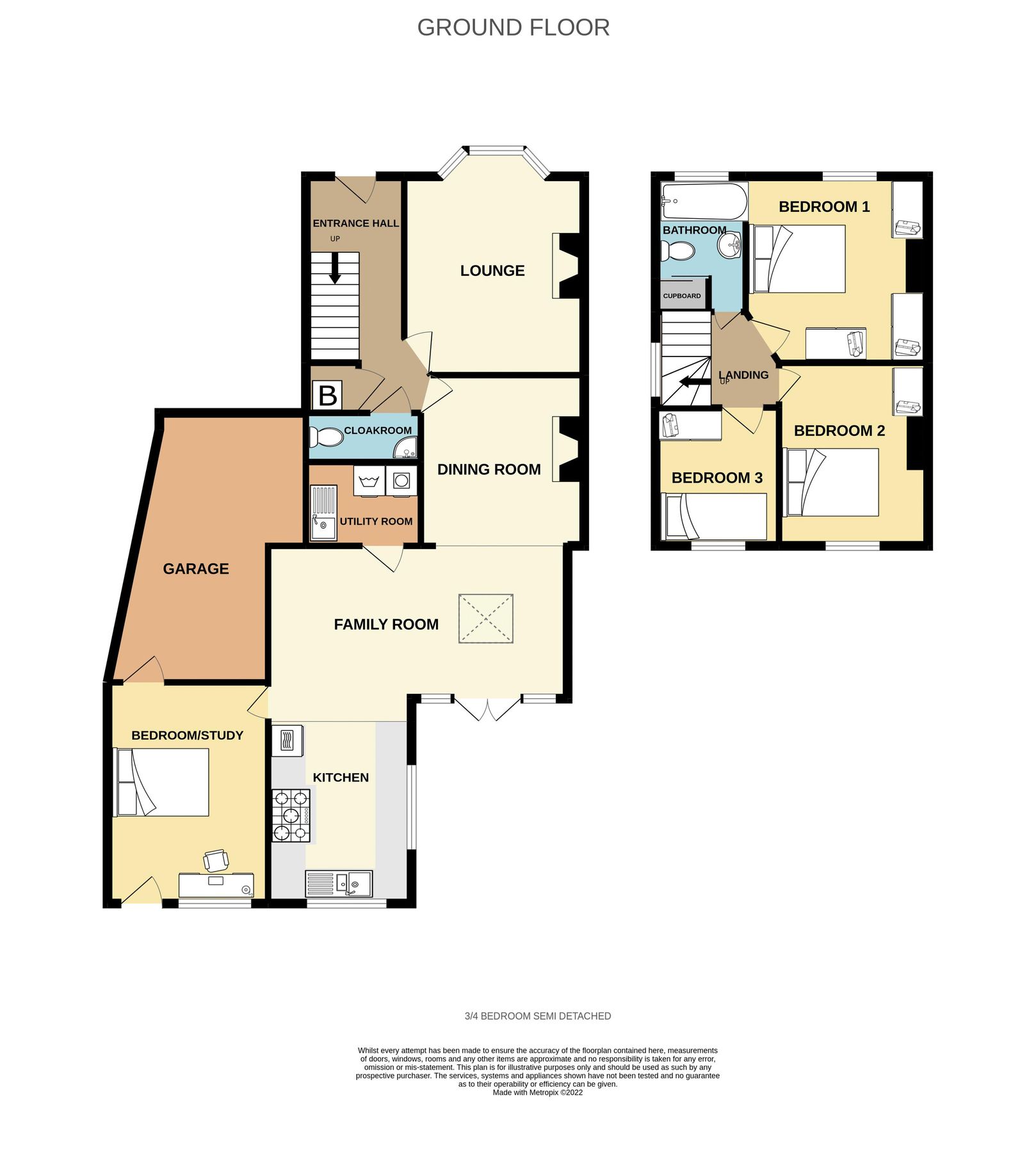 4 bed semidetached house for sale in Glebe Lane, Barming, Maidstone