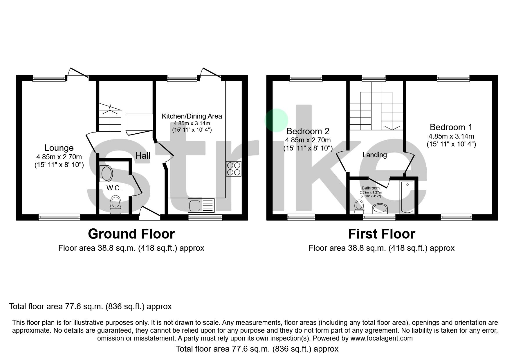 2 bed detached house for sale in Diamond Jubilee Court, Pershore WR10