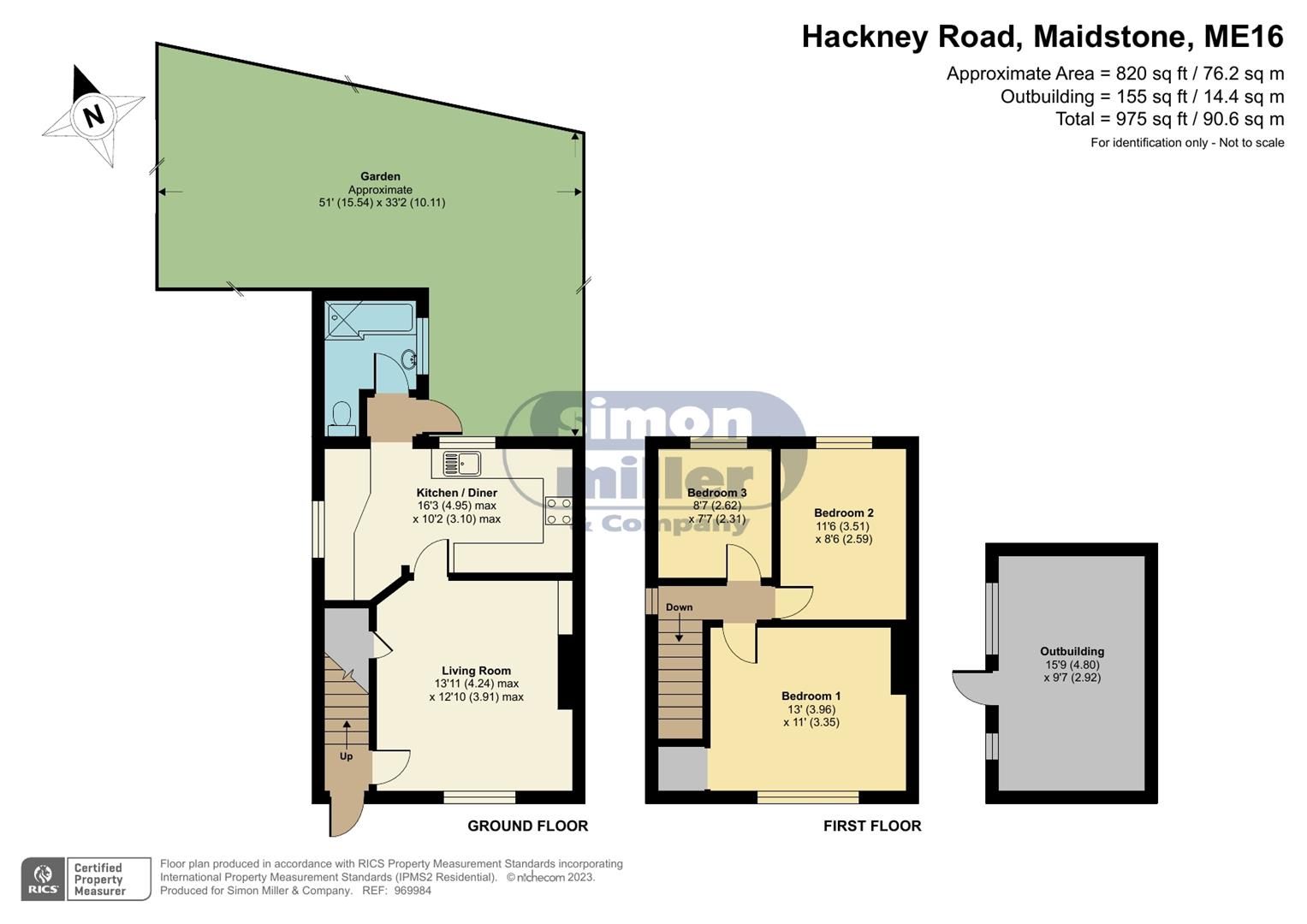 3 bed end terrace house for sale in Hackney Road, Maidstone ME16 Zoopla