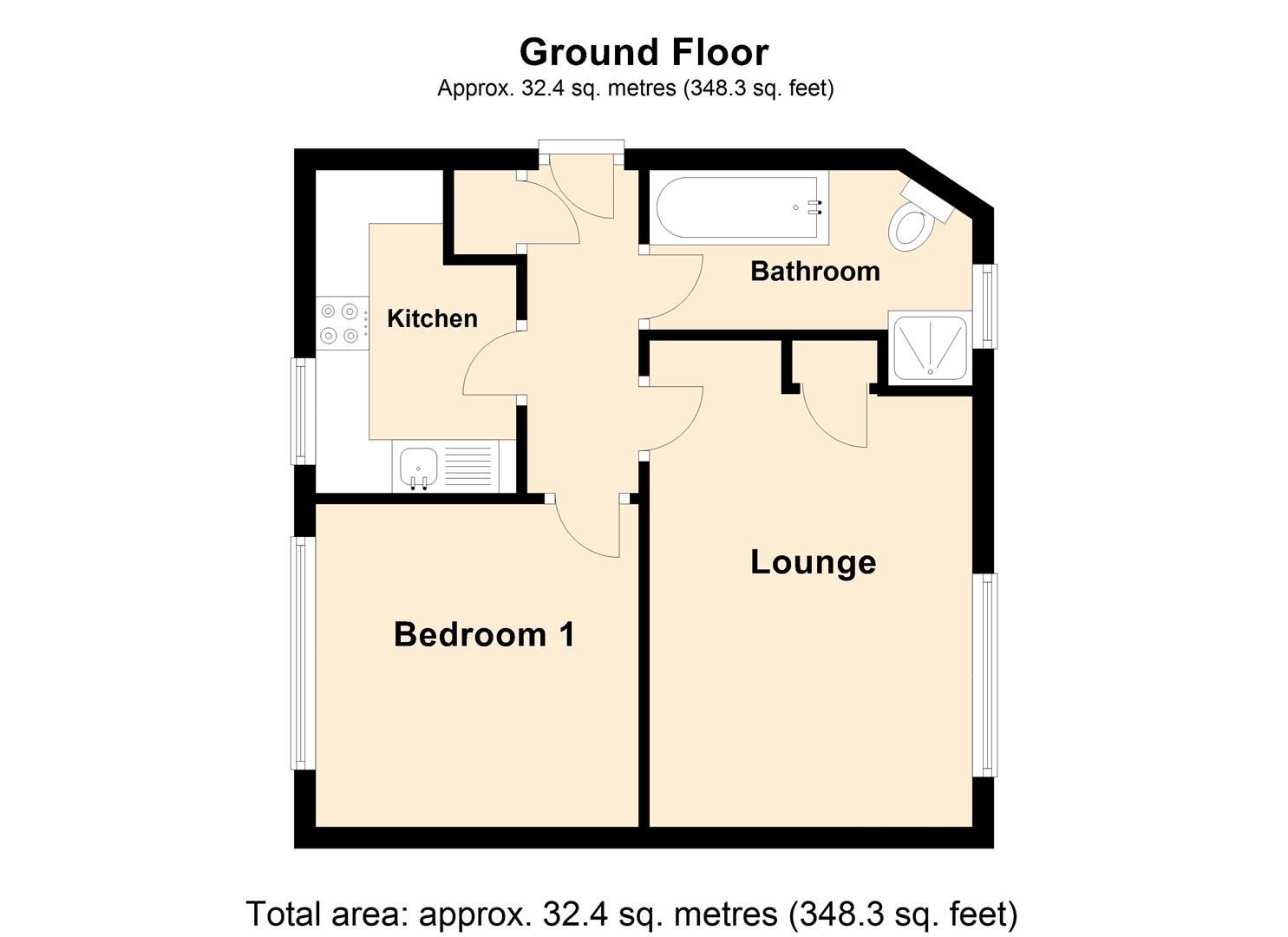 1 bed flat to rent in Redland Drive, Loughton, Milton Keynes MK5 Zoopla