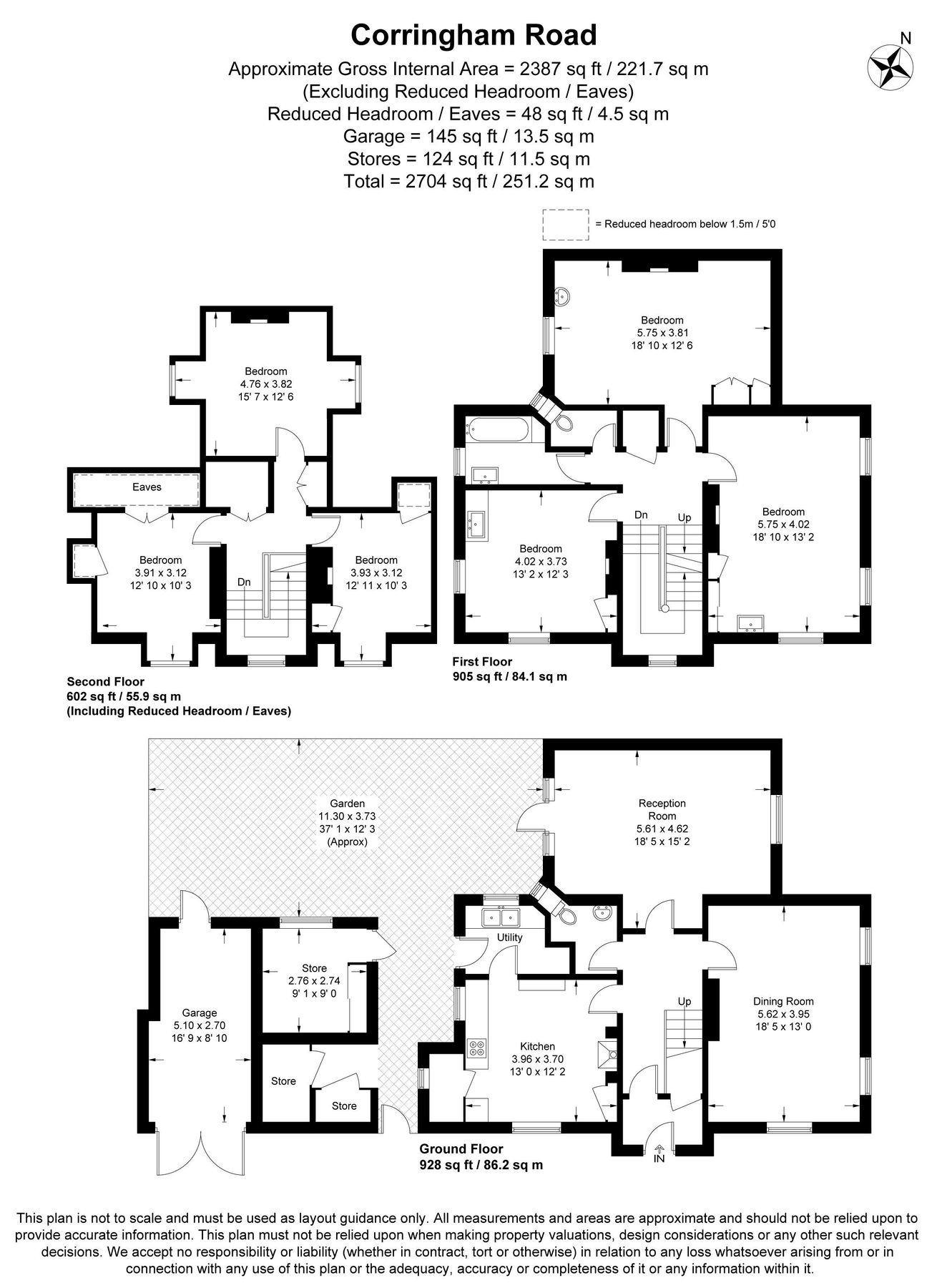 6 bed property for sale in Corringham Road, Hampstead Garden Suburb