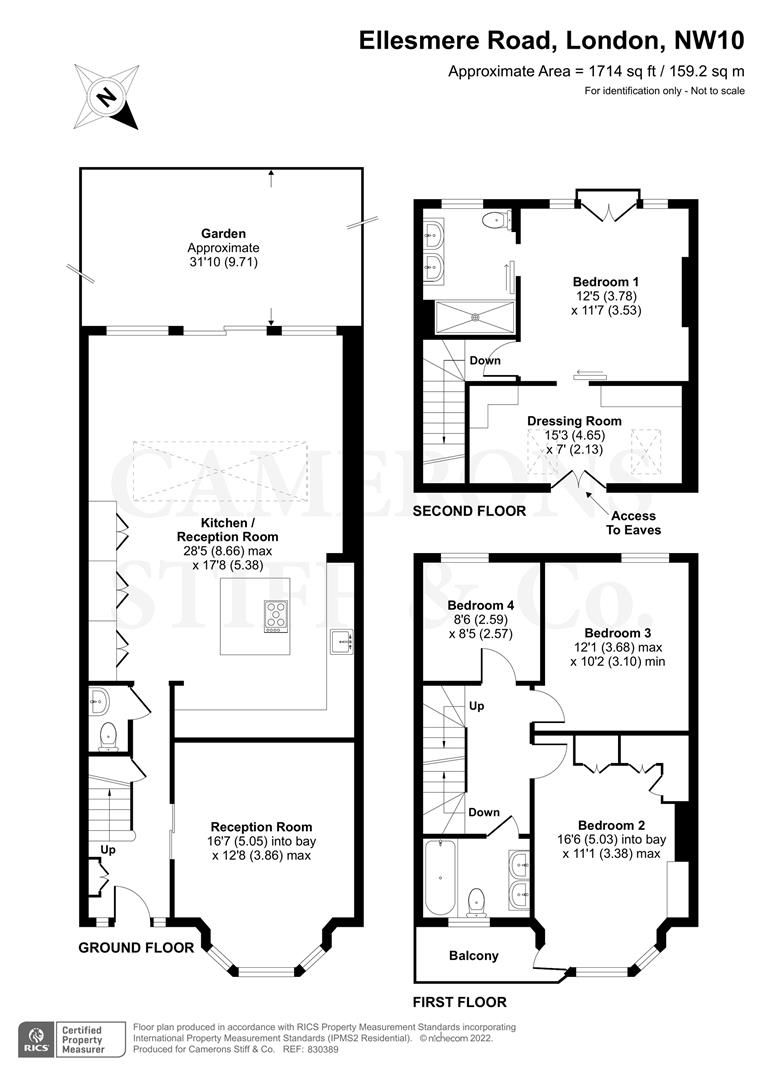 4 bed terraced house for sale in Ellesmere Road, London NW10 Zoopla