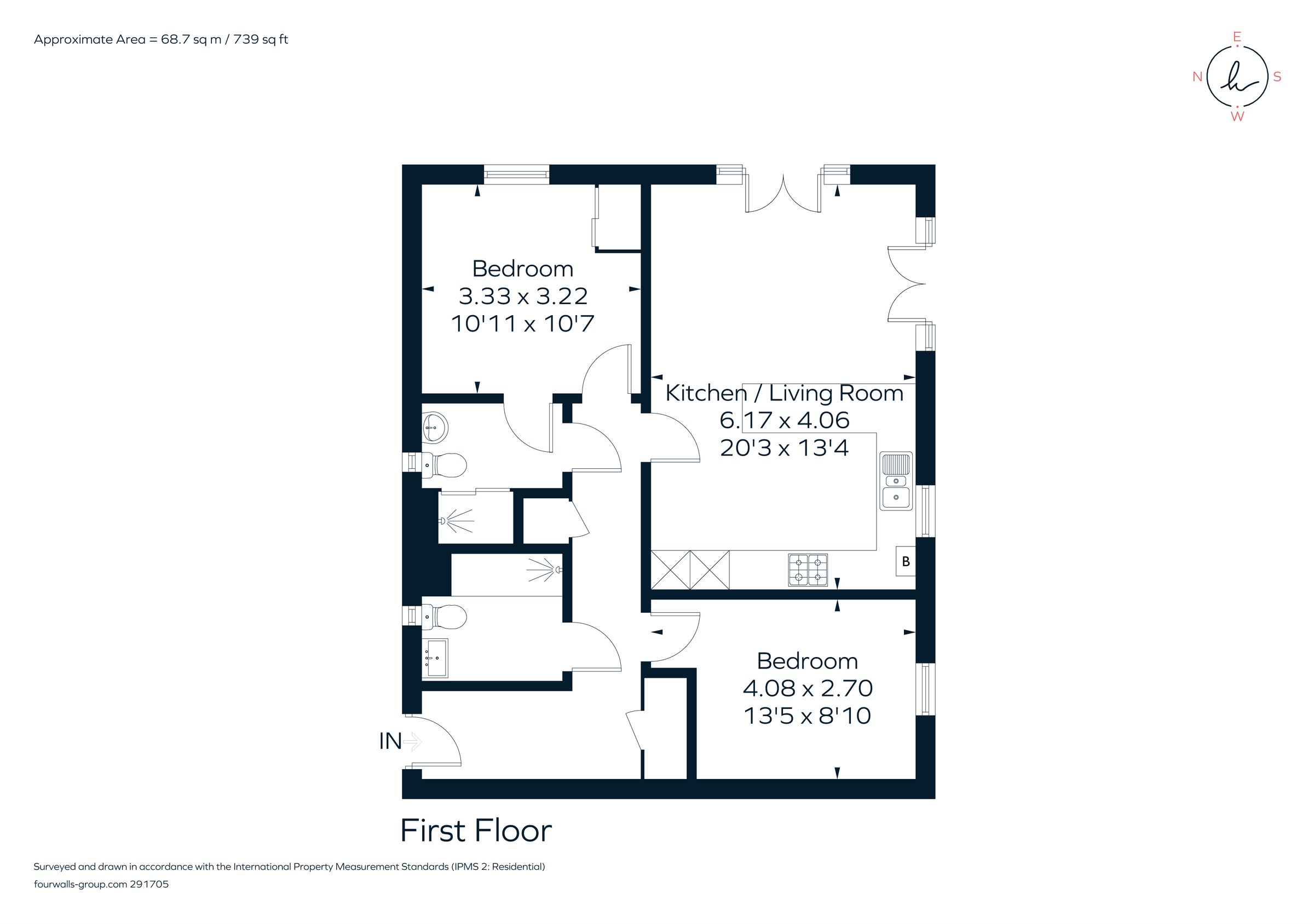 2 bed flat for sale in Brito Court, Grange Road, Chalfont St Peter