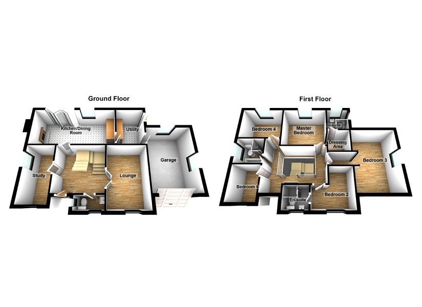 New home, 5 bed detached house for sale in Tan Y Bryn Terrace