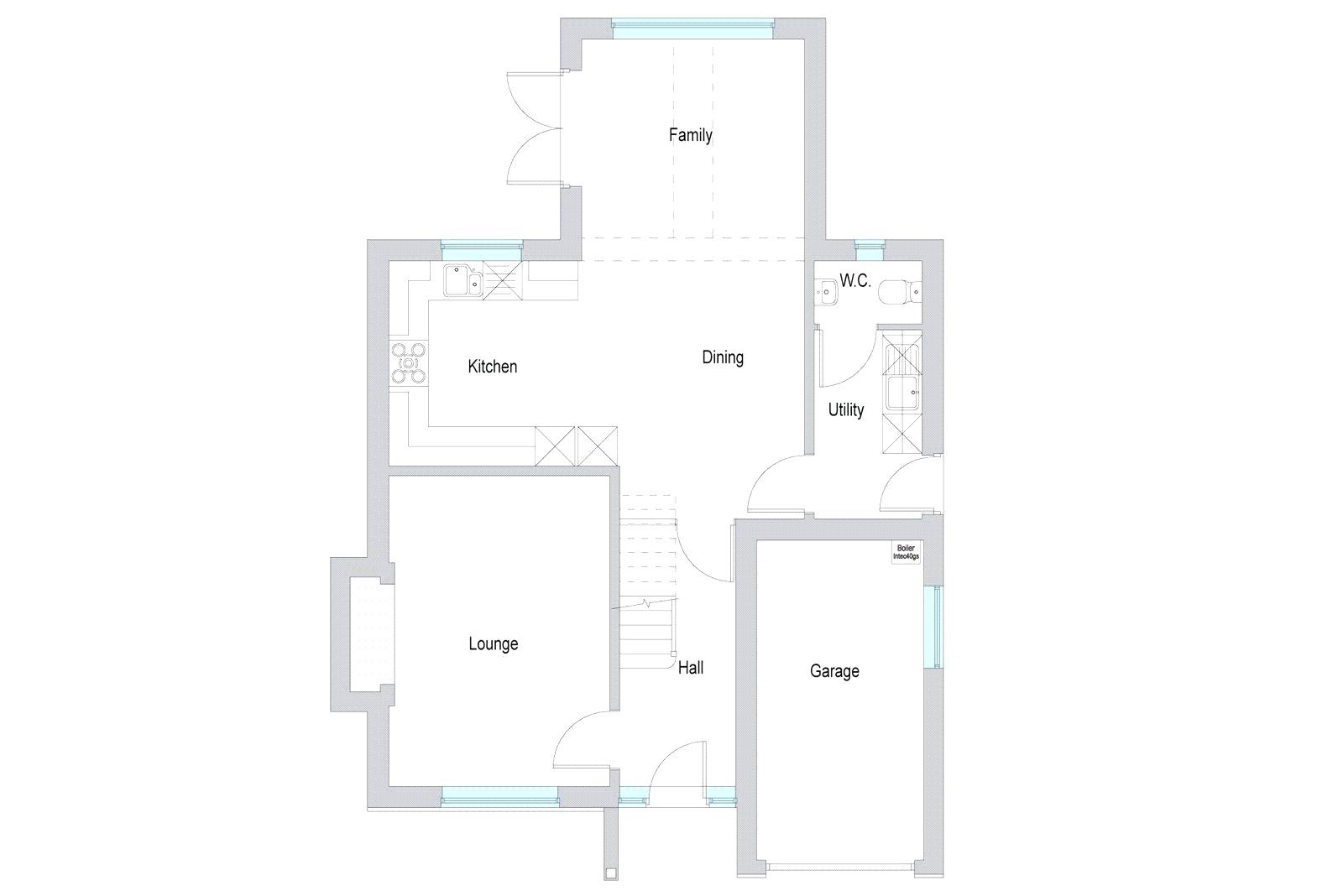 New home, 4 bed detached house for sale in Fairways, Station Road