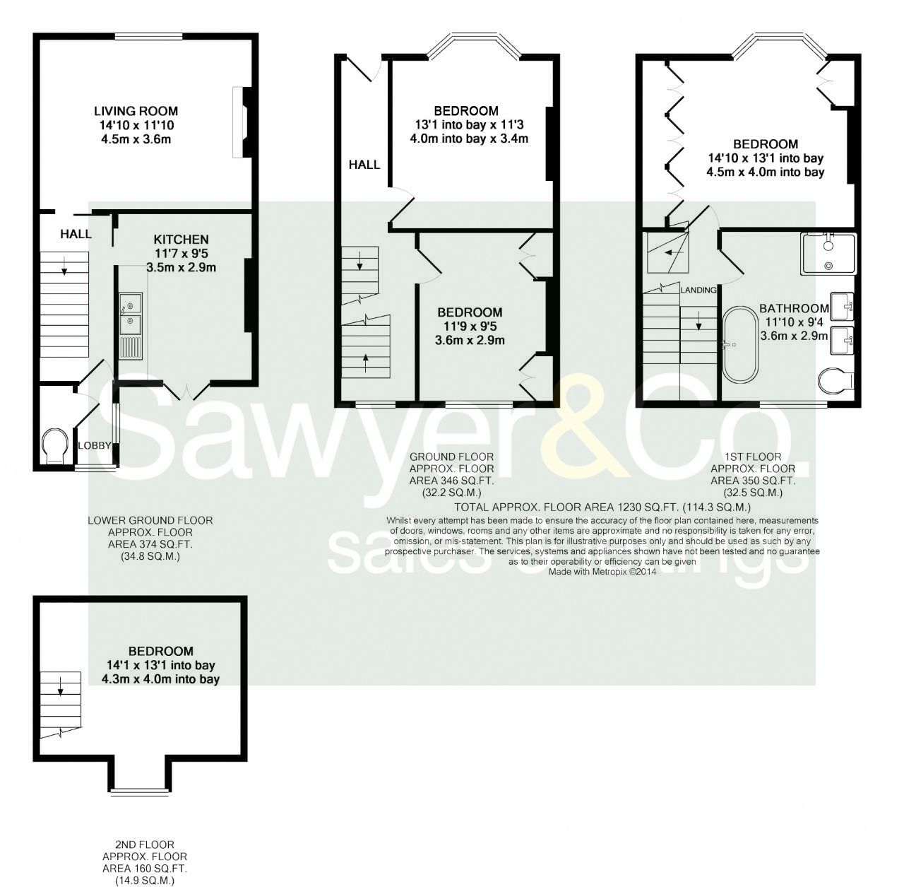 4 bed terraced house to rent in Brigden Street, Brighton, East Sussex