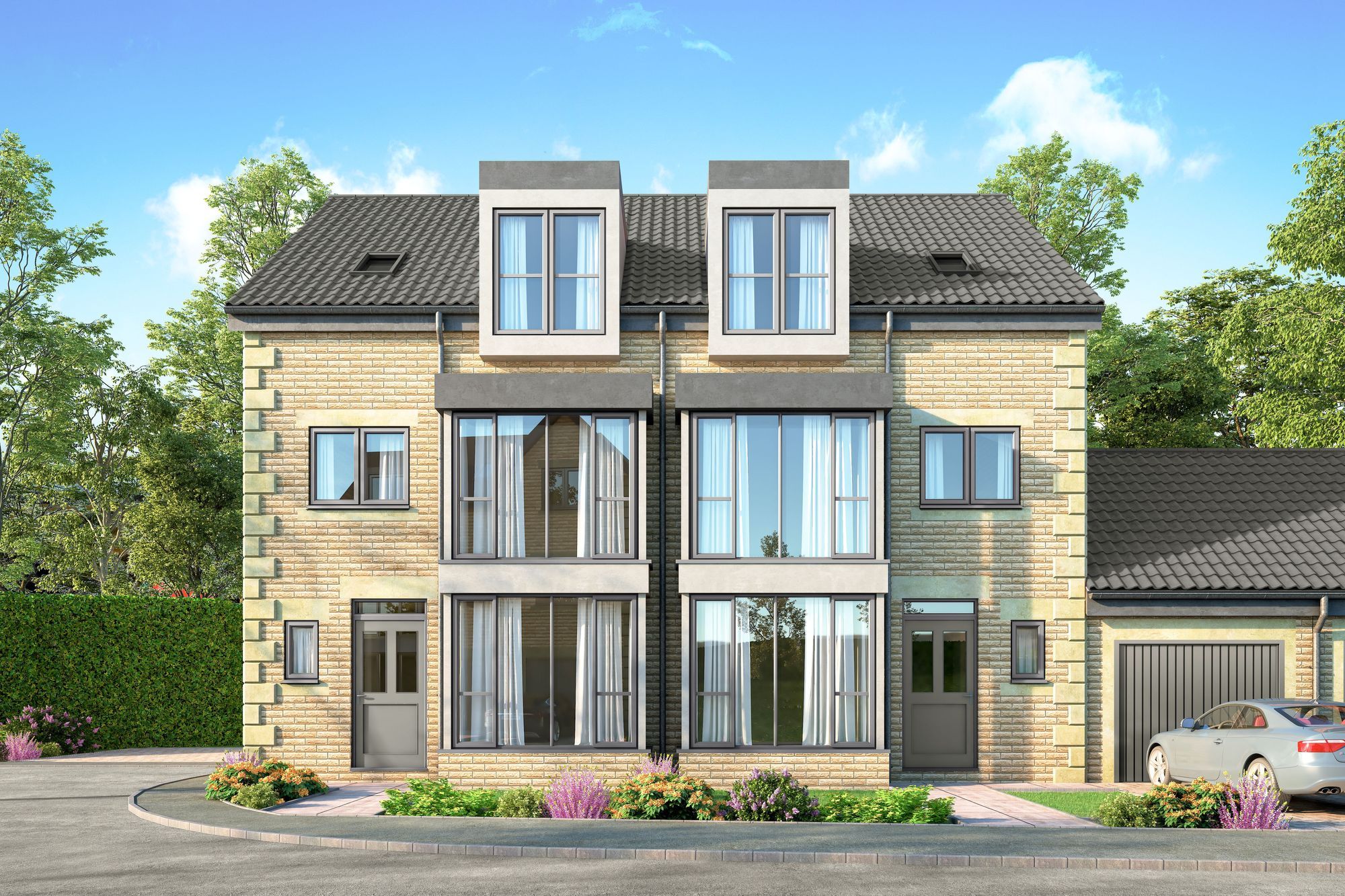 New home, 4 bed semidetached house for sale in Ashley Lane, Killamarsh