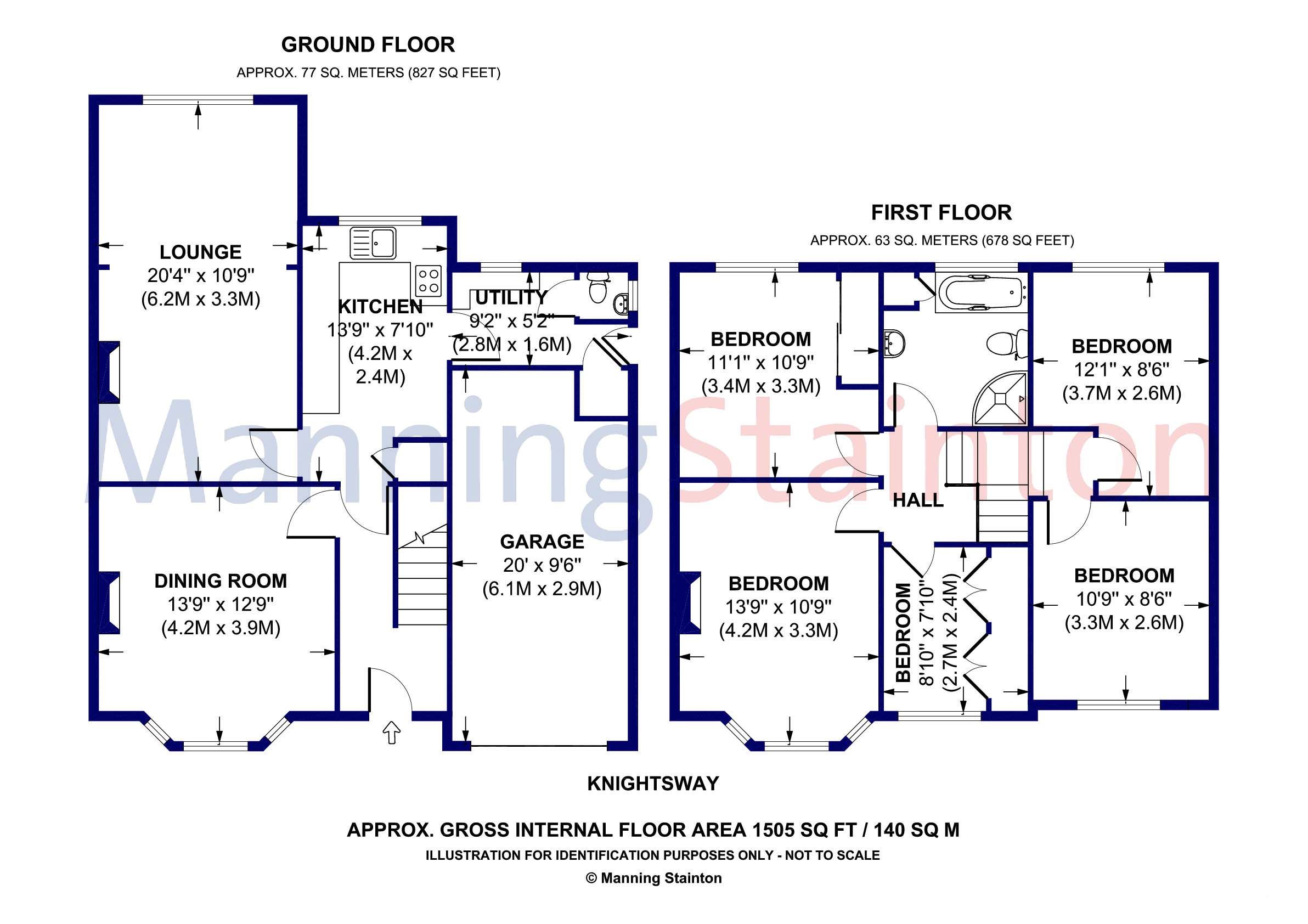 5 bed semidetached house for sale in Knightsway, Whitkirk, Leeds, West