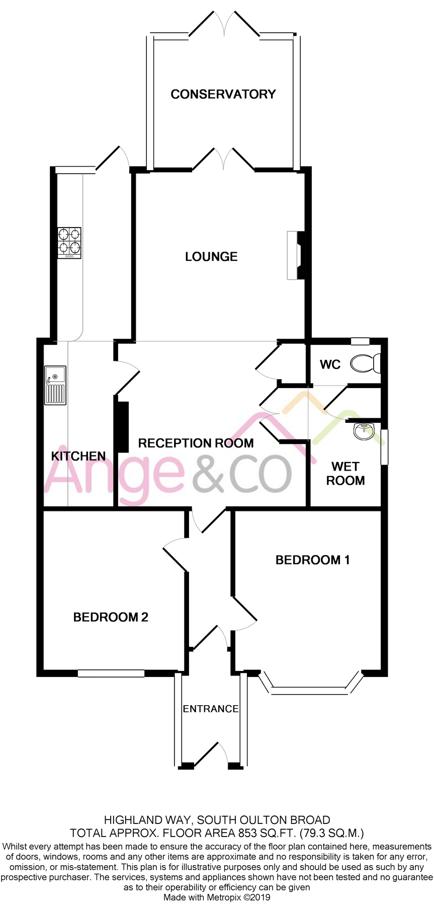 2 bed semidetached bungalow for sale in Highland Way, Lowestoft NR33