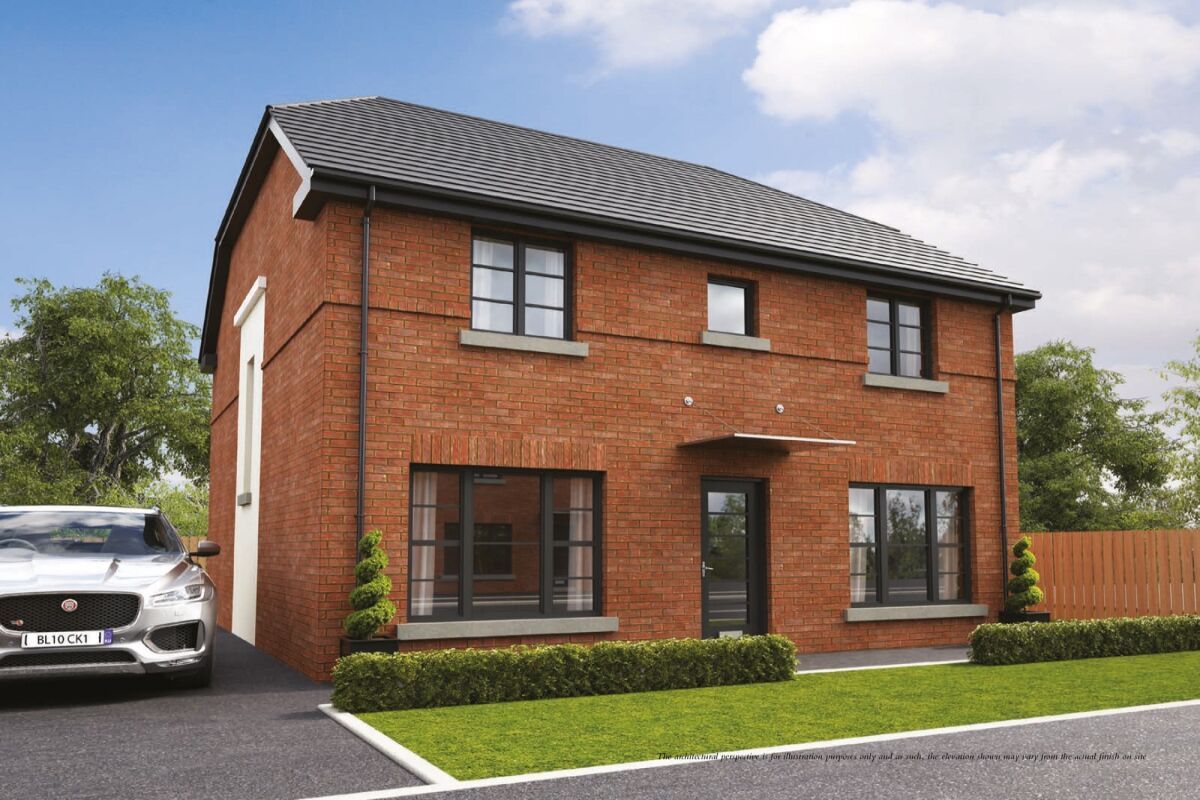 New home, 4 bed detached house for sale in Highgrove, Carrickfergus
