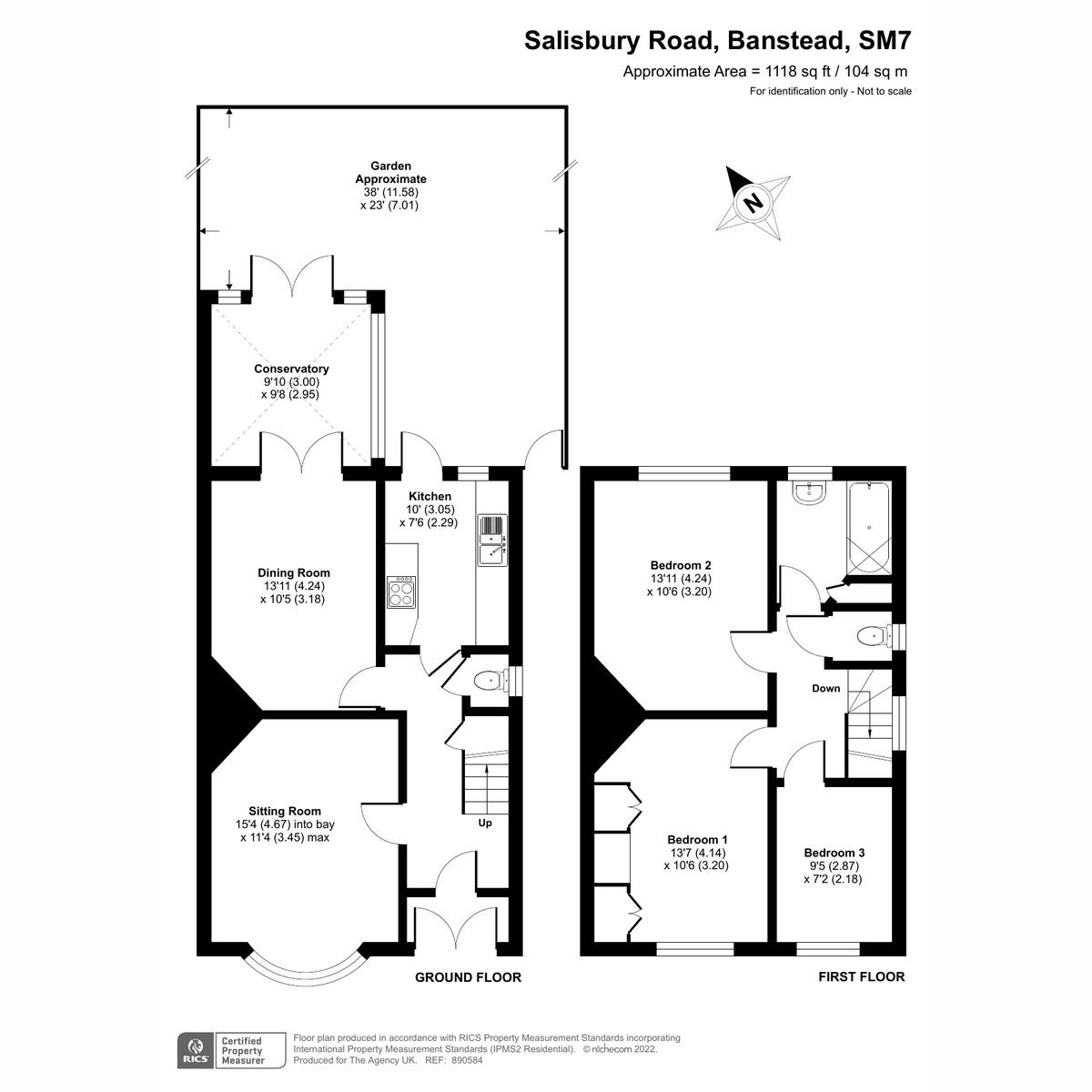 3 bed semidetached house for sale in Salisbury Road, Banstead SM7 Zoopla