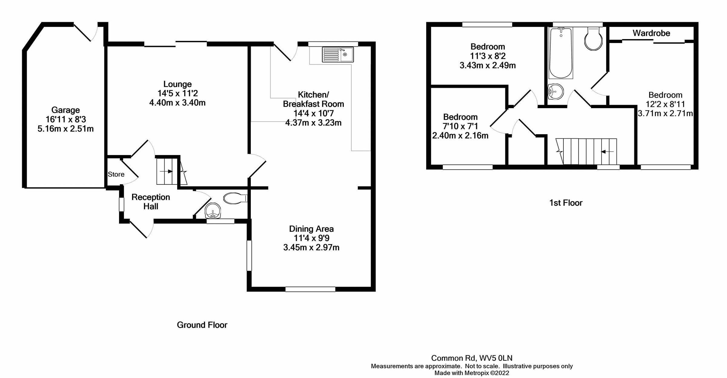 3 bed detached house for sale in Common Road, Wombourne, Wolverhampton