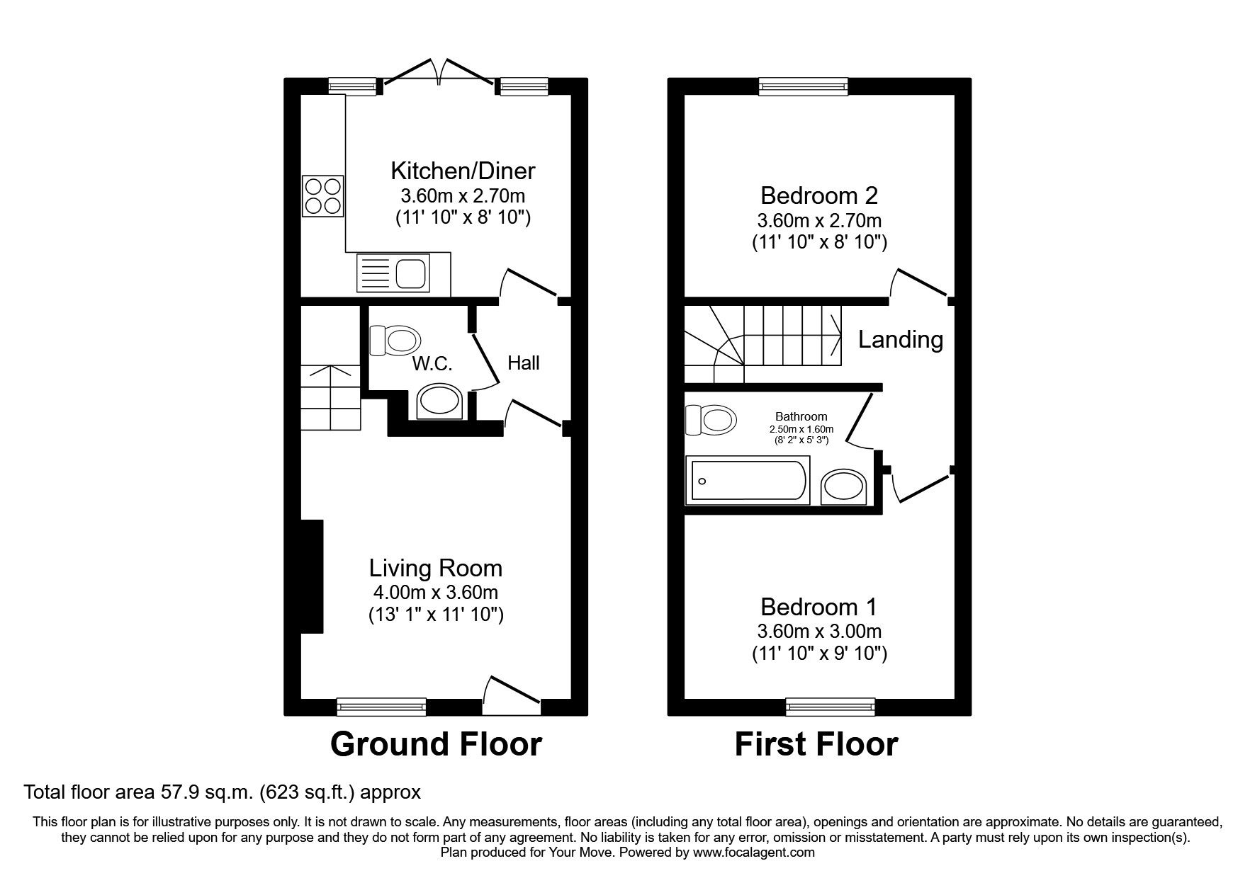2 bed terraced house to rent in Kirkland Fold, Wigton, Cumbria CA7 Zoopla