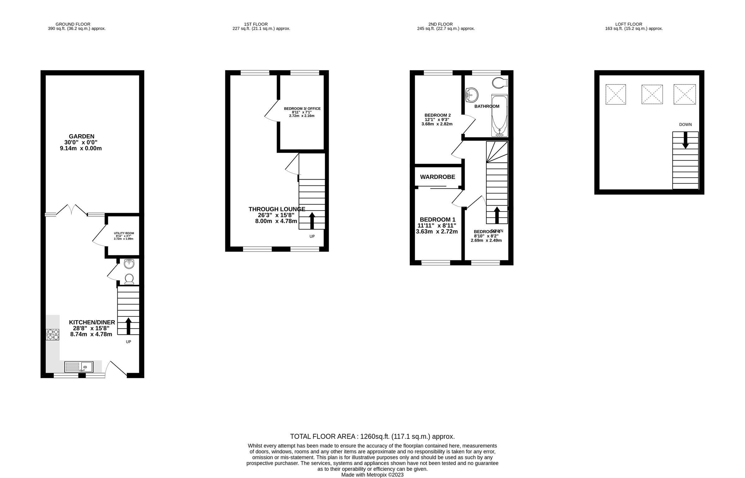 4 bed end terrace house for sale in Wakefield Gardens, London SE19 Zoopla